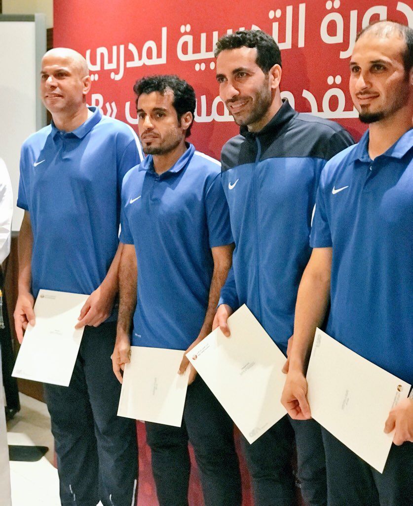 محمد أبو تريكة وائل جمعة في قطر