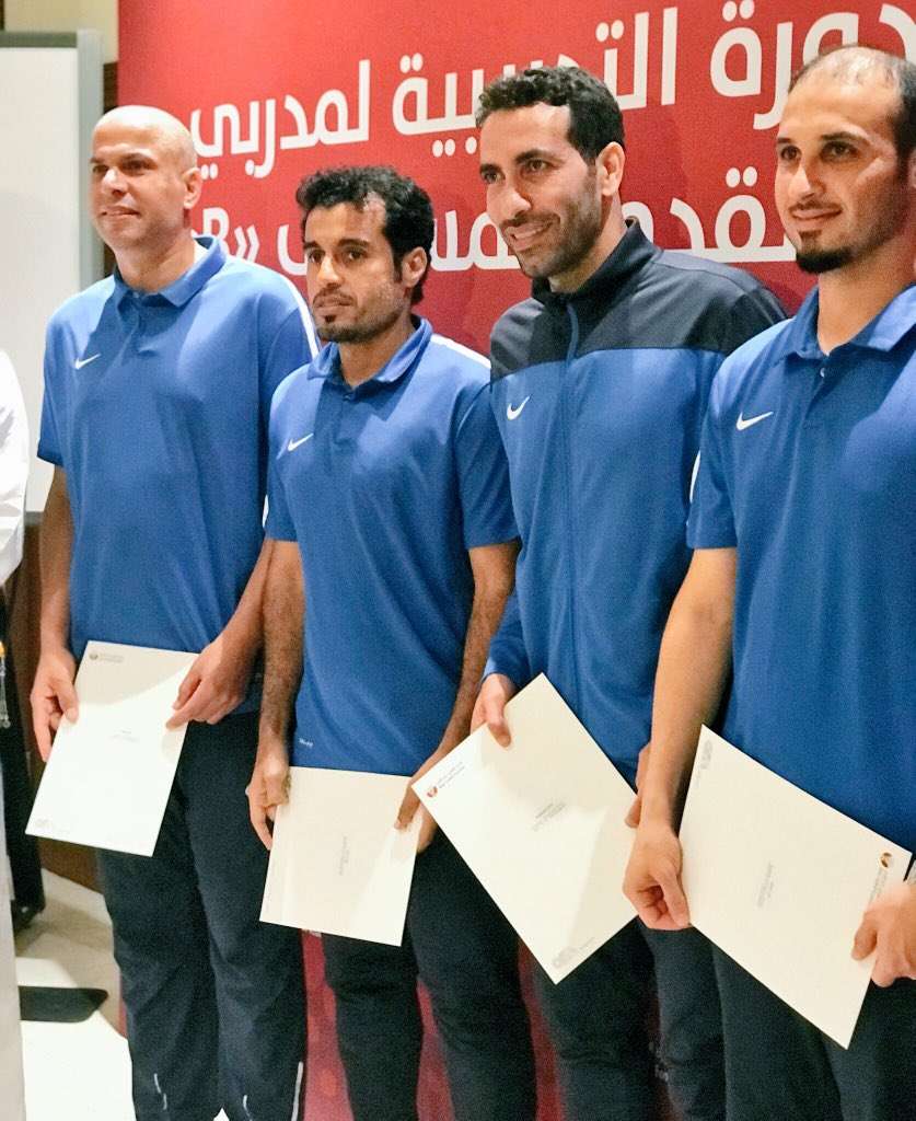 محمد أبو تريكة وائل جمعة في قطر