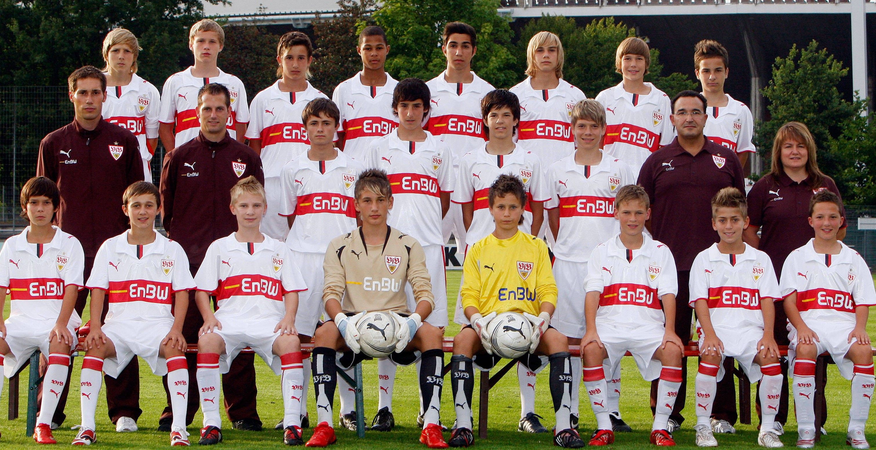 GER ONLY VFB STUTTGART JUGEND 2008 JOSHUA KIMMICH SERGE GNABRY