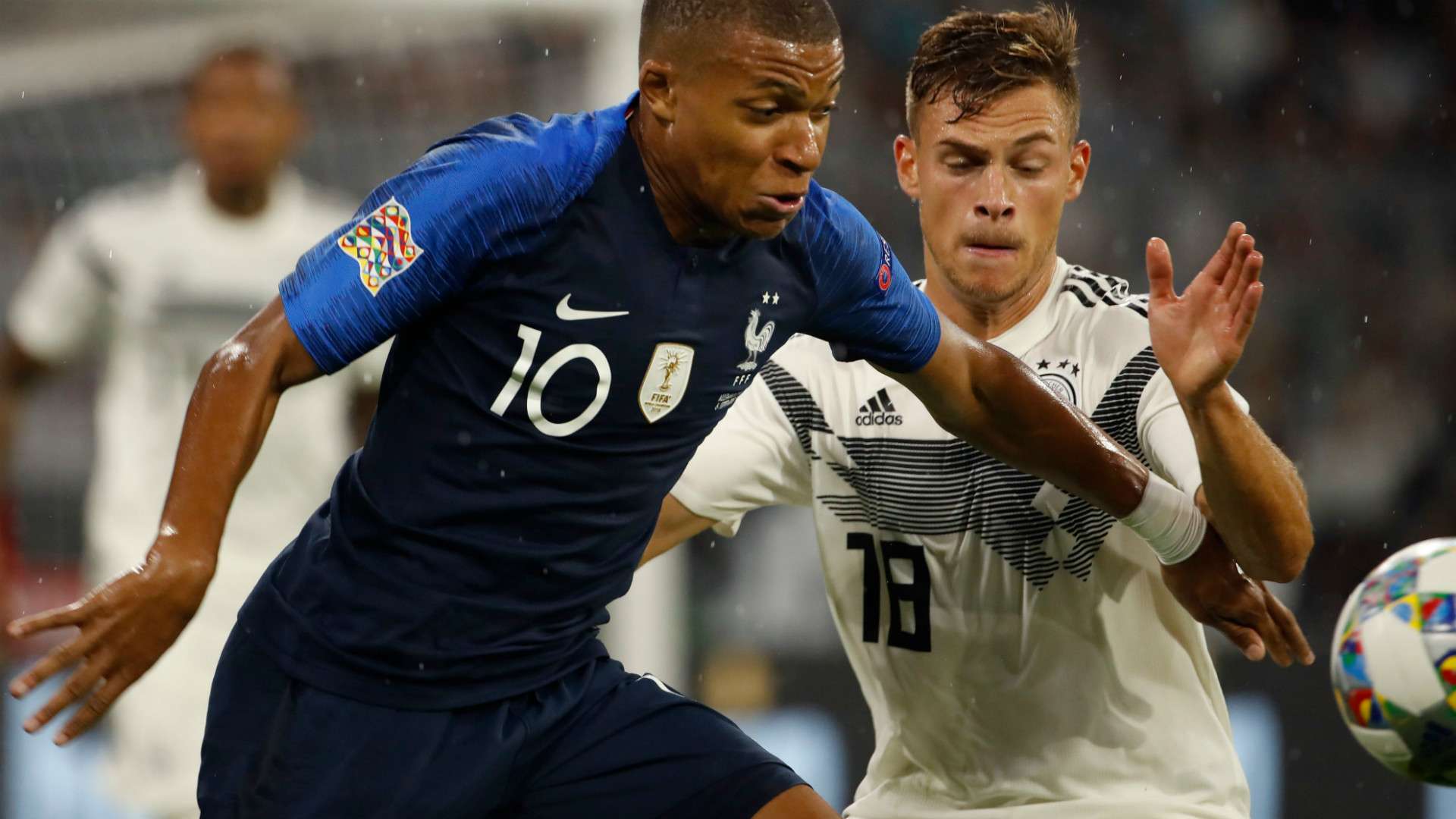 KYLIAN MBAPPE FRANCE JOSHUA KIMMICH GERMANY NATIONS LEAGUE 06092018