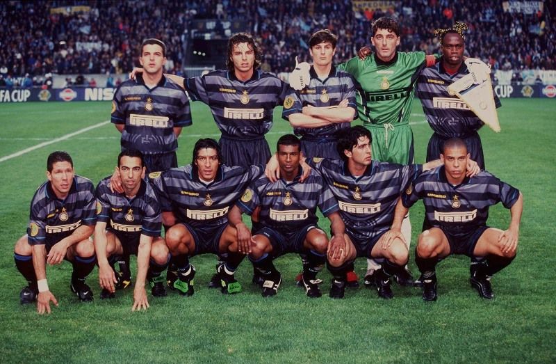 Inter Copa UEFA 1998 - Javier Zanetti Diego Simeone