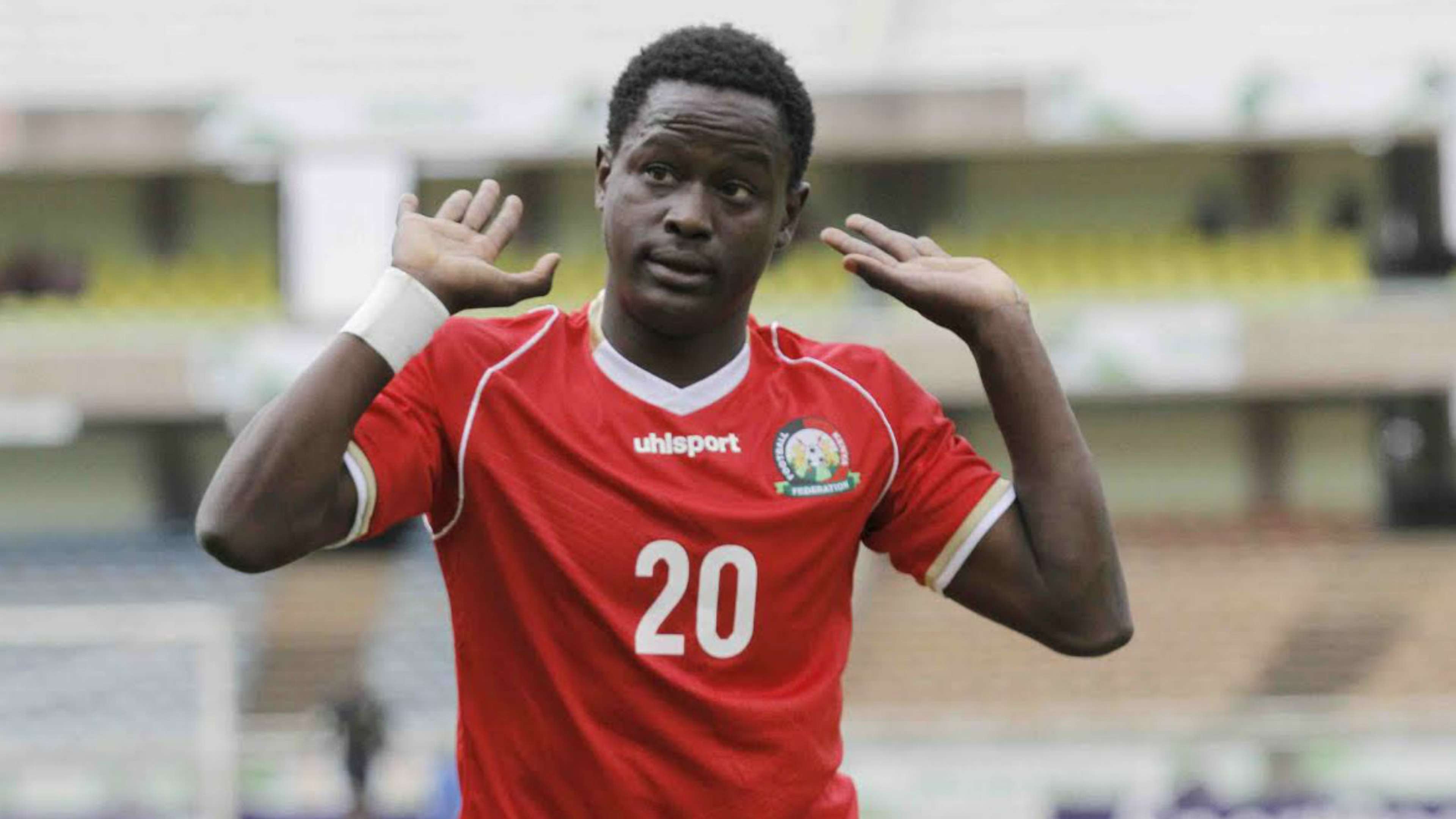 Harambee Stars defender Erick Ouma