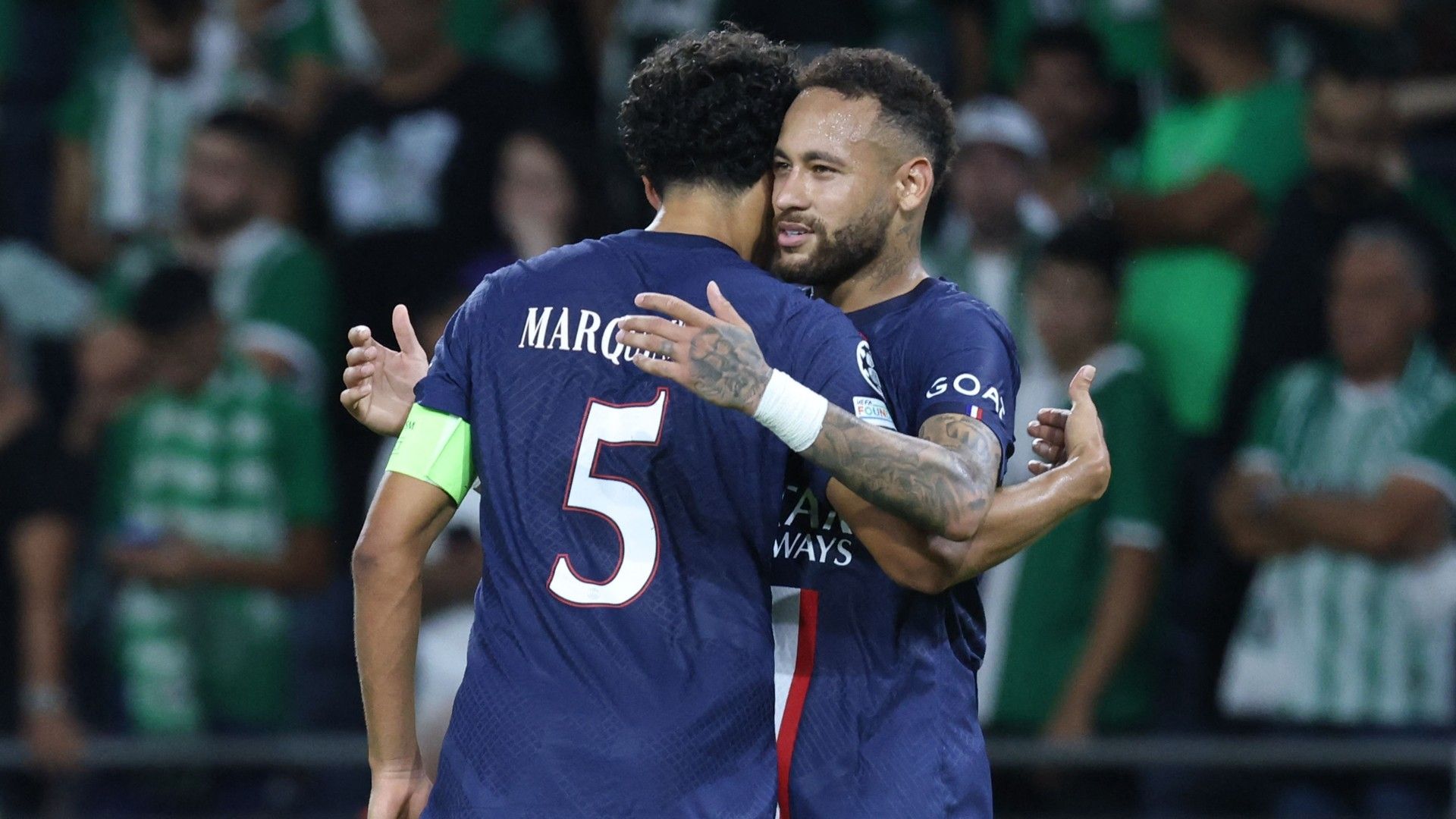 Neymar Marquinhos PSG Champions League 2022-23