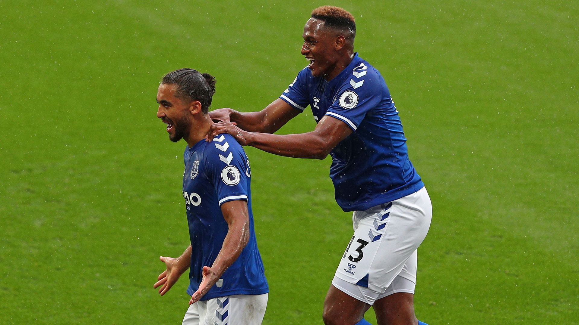 Dominic Calvert-Lewin Yerry Mina Everton 2020-21