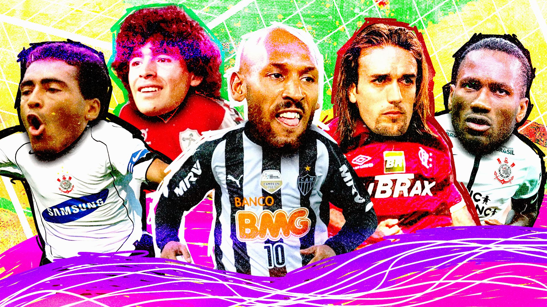 GFX Anelka no Galo Drogba Corinthians