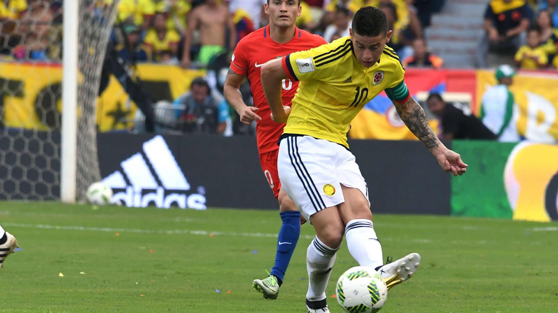 James Rodríguez Colombia vs Chile Eliminatoria 10112016