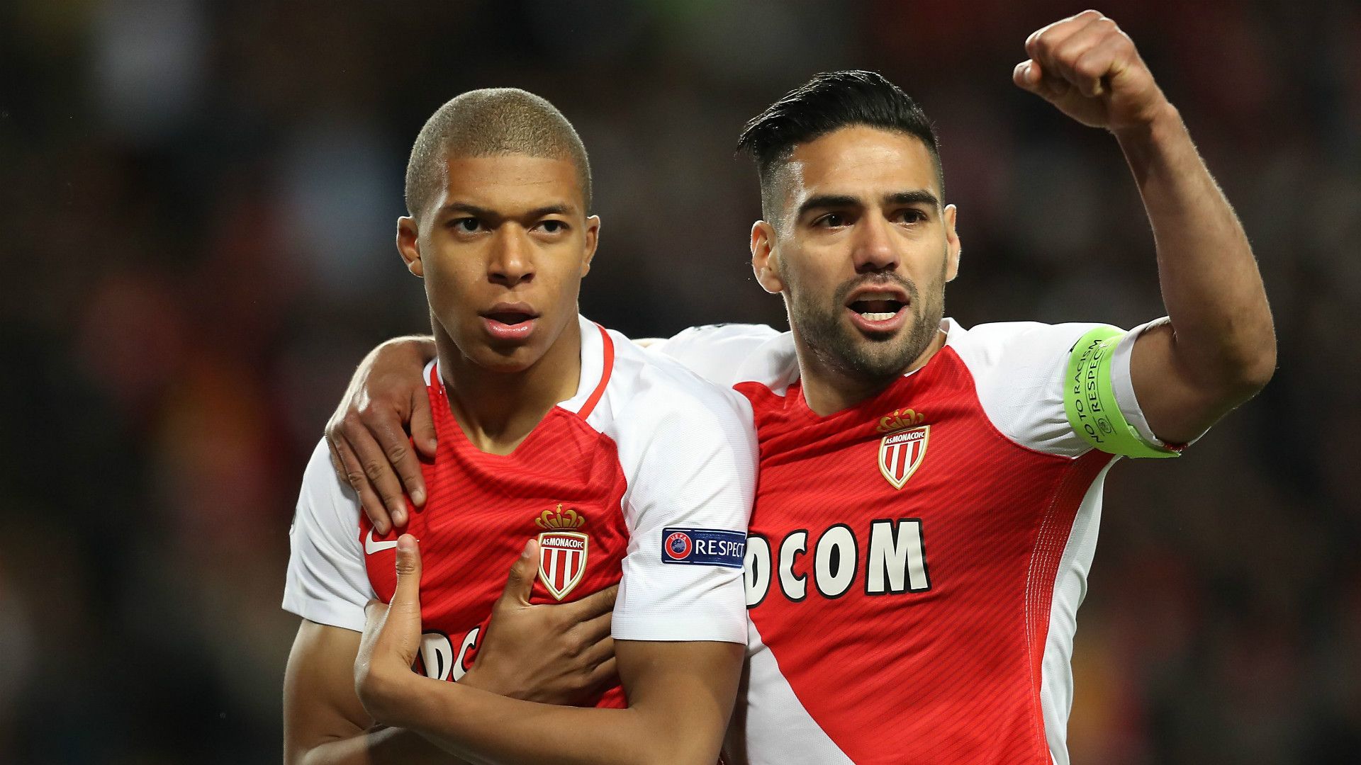 Kylian Mbappe Falcao Monaco 19042017