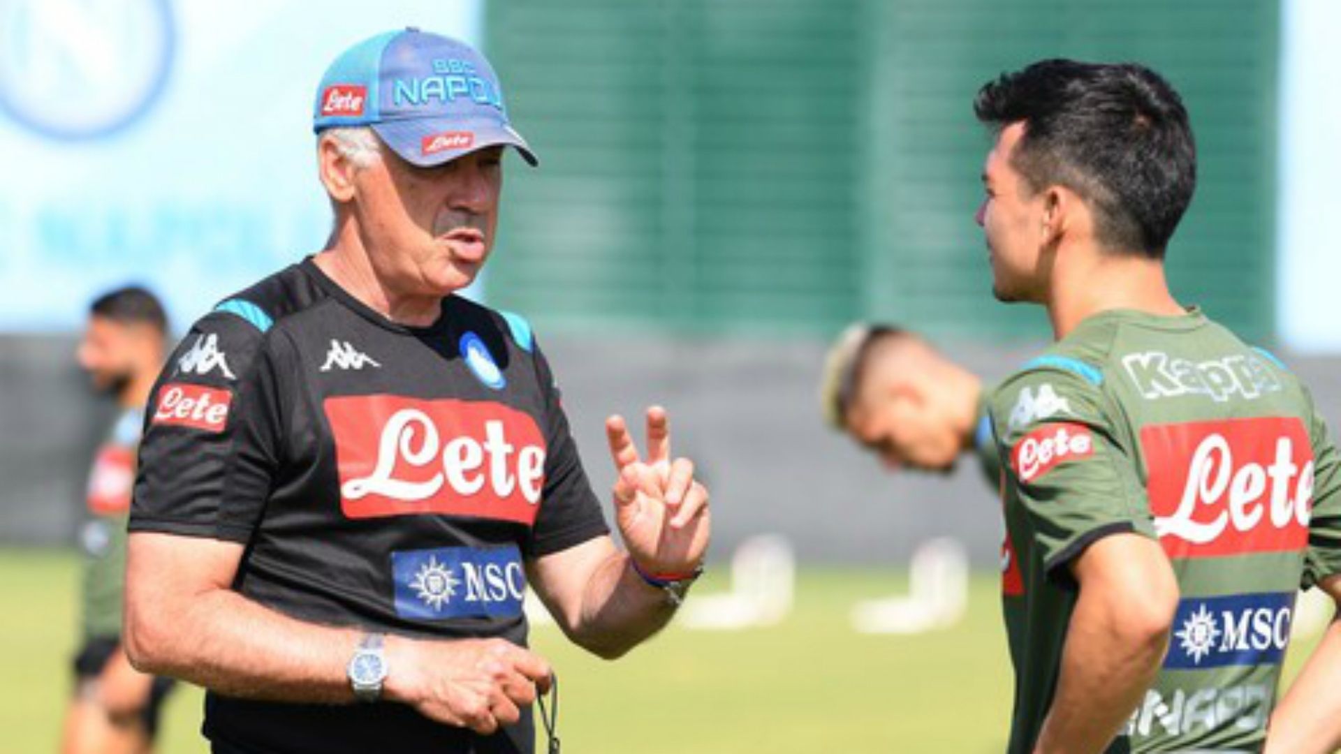 Ancelotti - Lozano Napoli