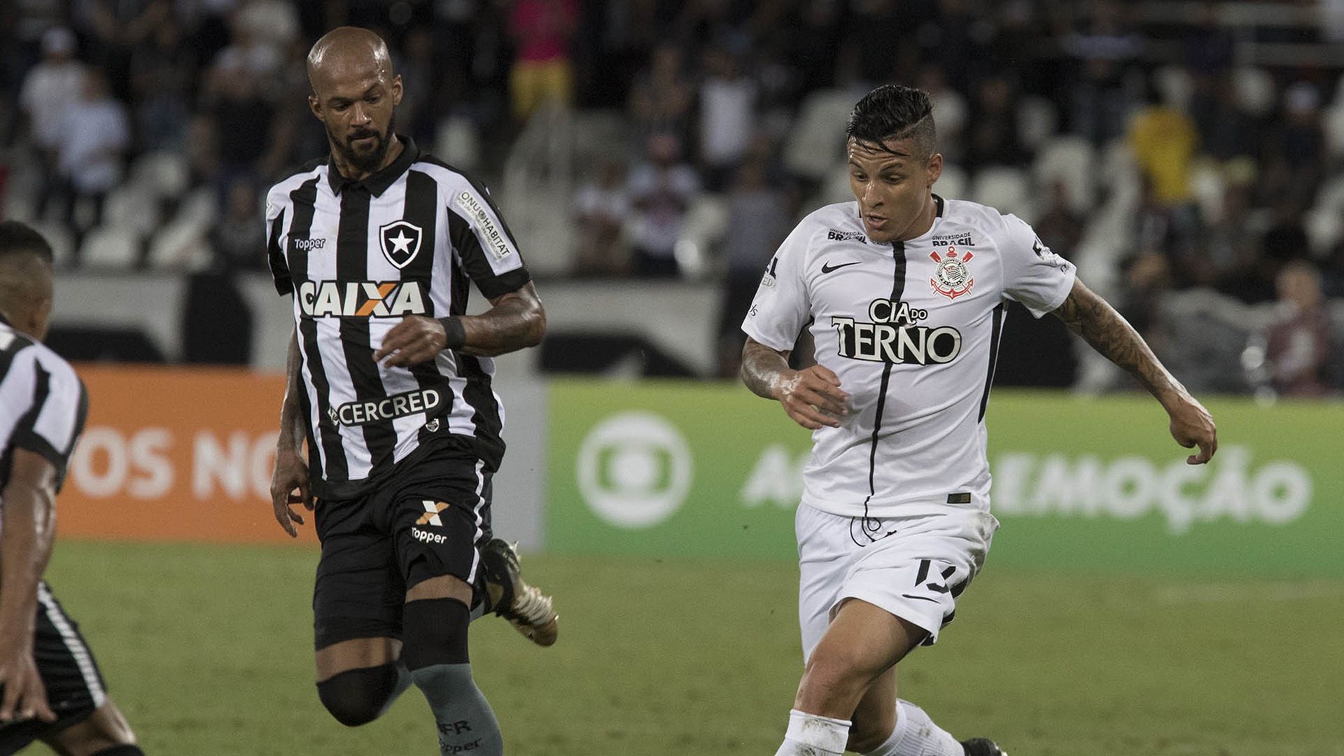 Guilherme Arana Bruno Silva Botafogo Corinthians Brasileirao Serie A 23102017