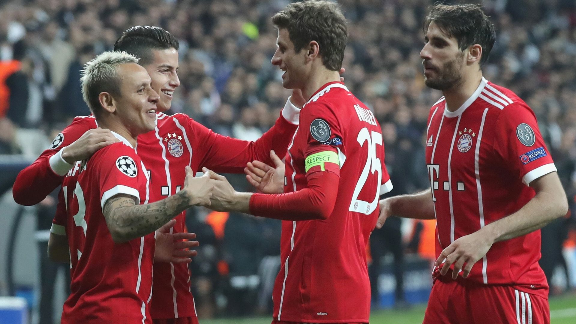 Rafinha James Müller Martinez FC Bayern 14032018