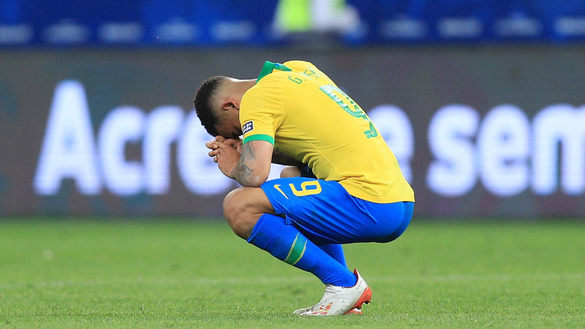 Gabriel Jesus penalti perdido Brasil Peru Copa América 22062019