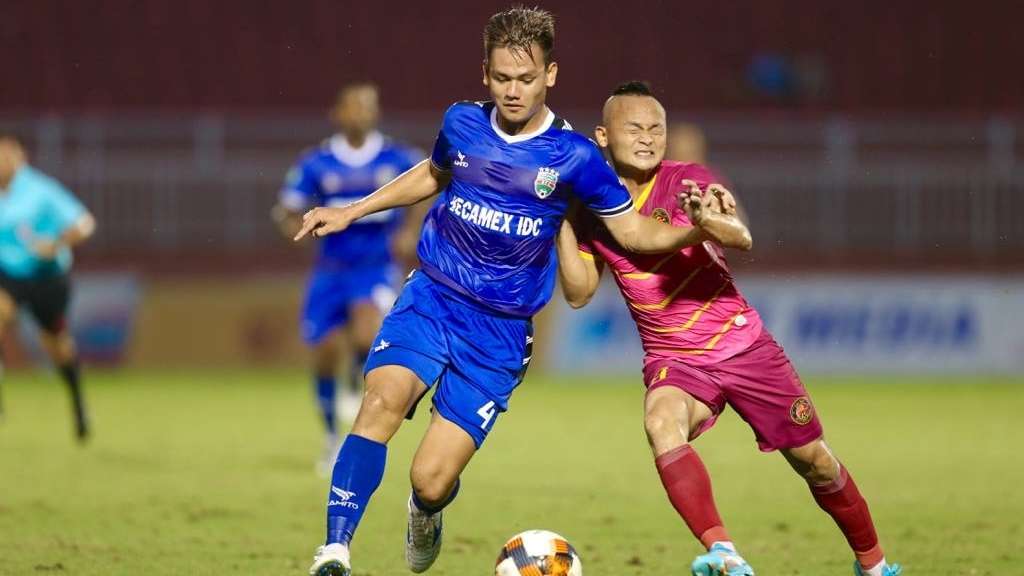 Ho Tan Tai vs Le Quoc Phuong Sai Gon FC vs Binh Duong V.League 2019