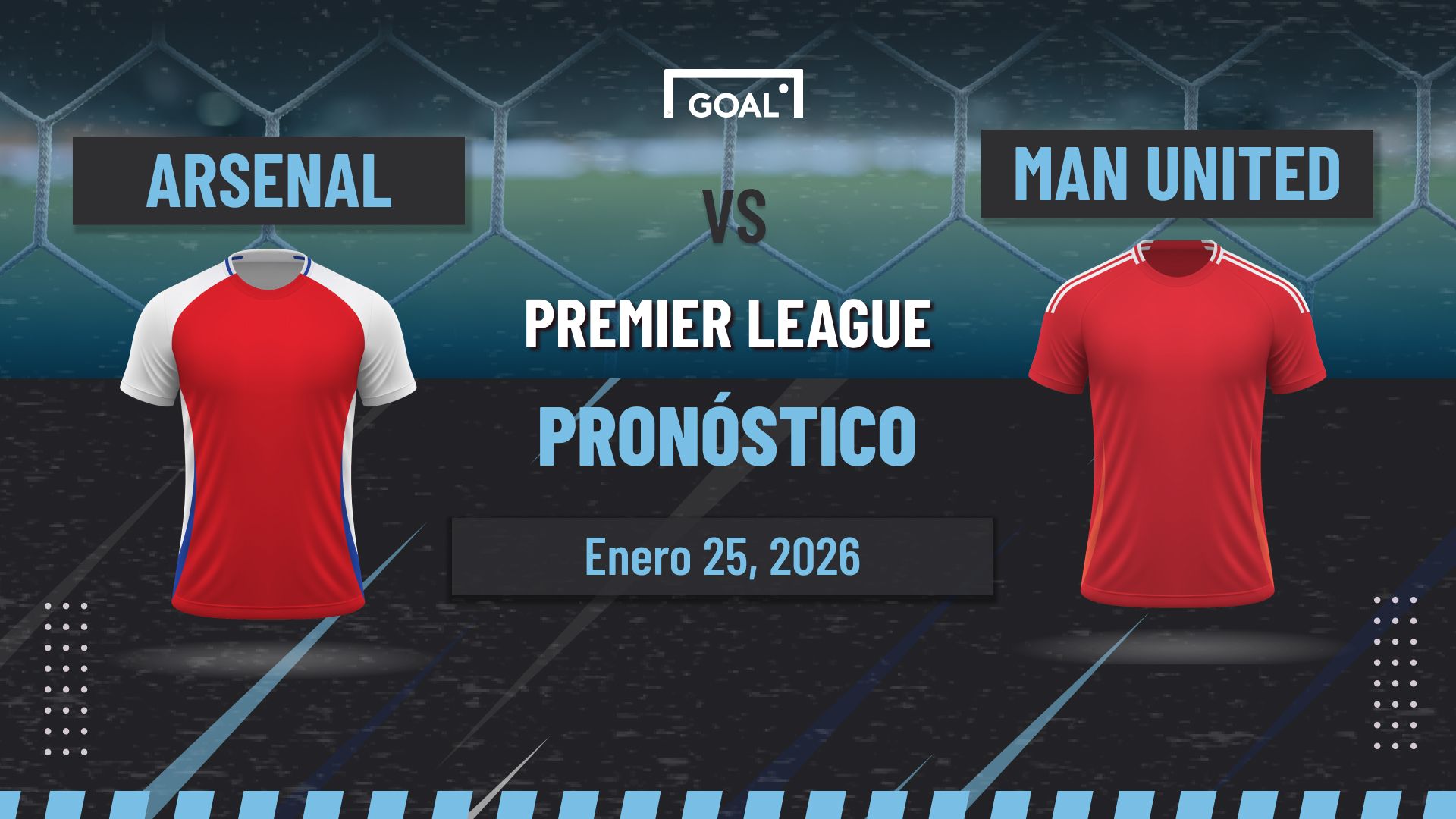 Arsenal vs Manchester United Pronóstico y Apuestas Premier League | 25/01/26