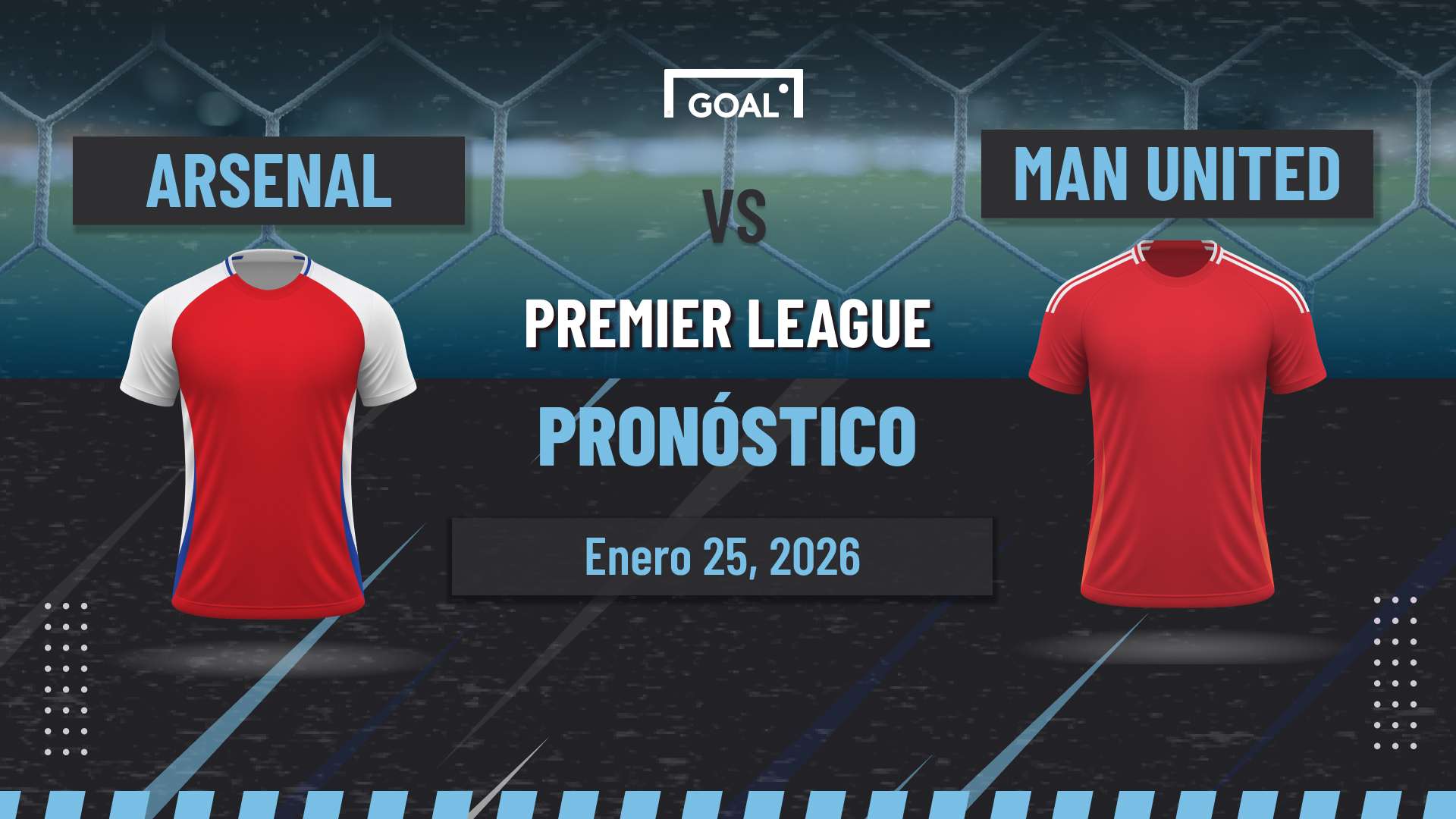 Arsenal vs Manchester United Pronóstico y Apuestas Premier League | 25/01/26