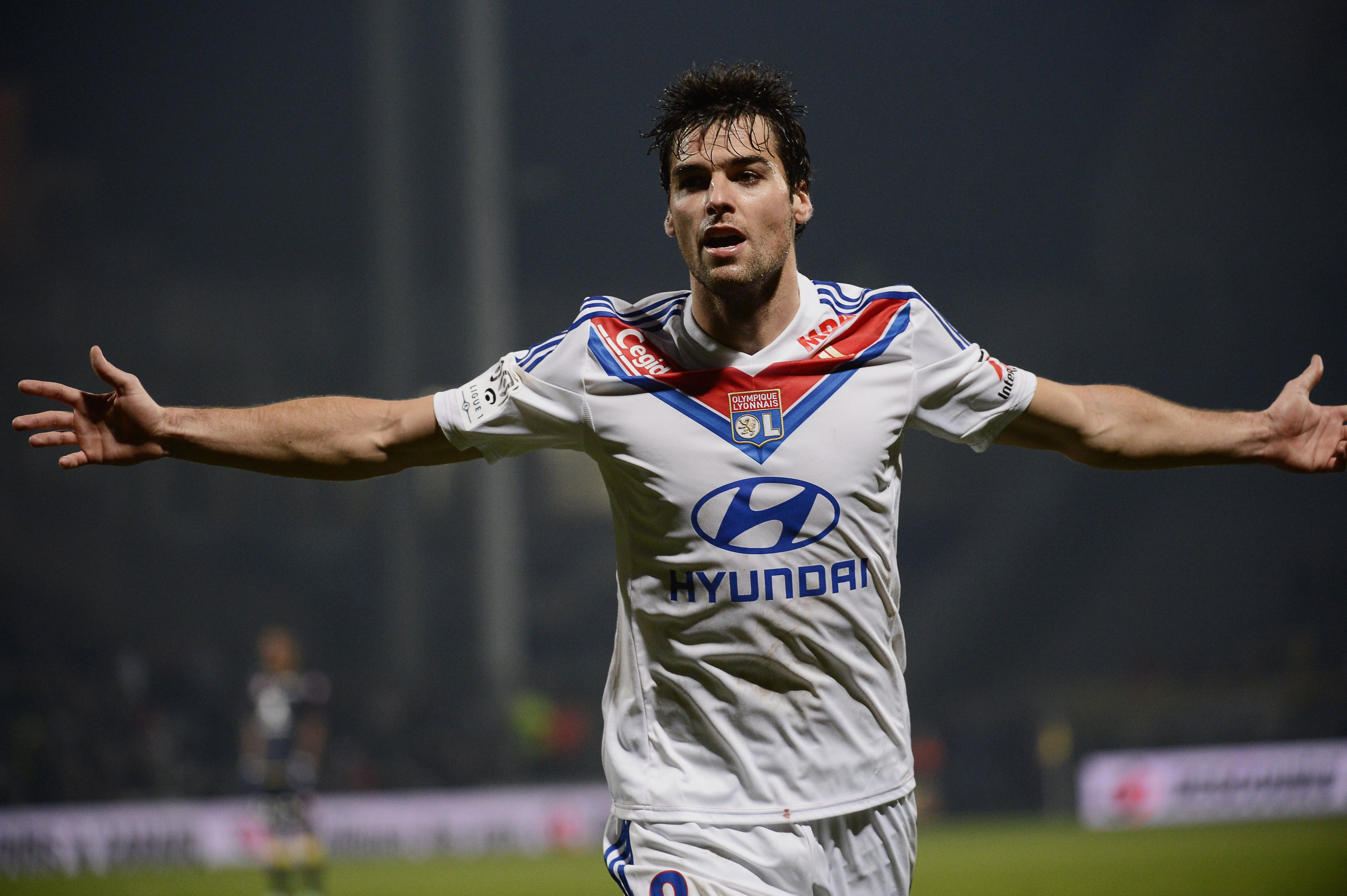 Lyon midfielder Yoann Gourcuff