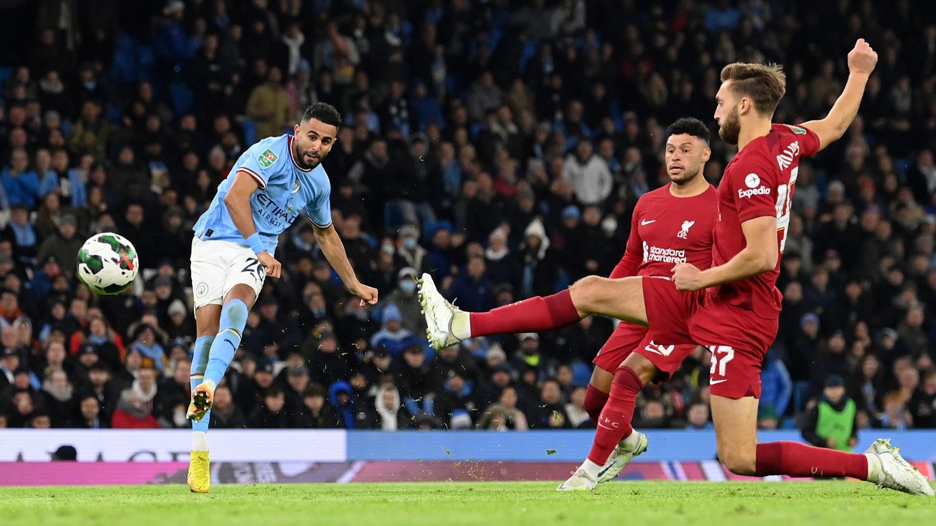 Riyad Mahrez Manchester City Liverpool 2022-23 
