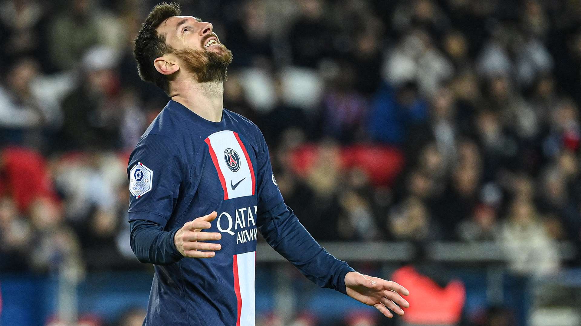Lionel Messi PSG frustrated 2022-23