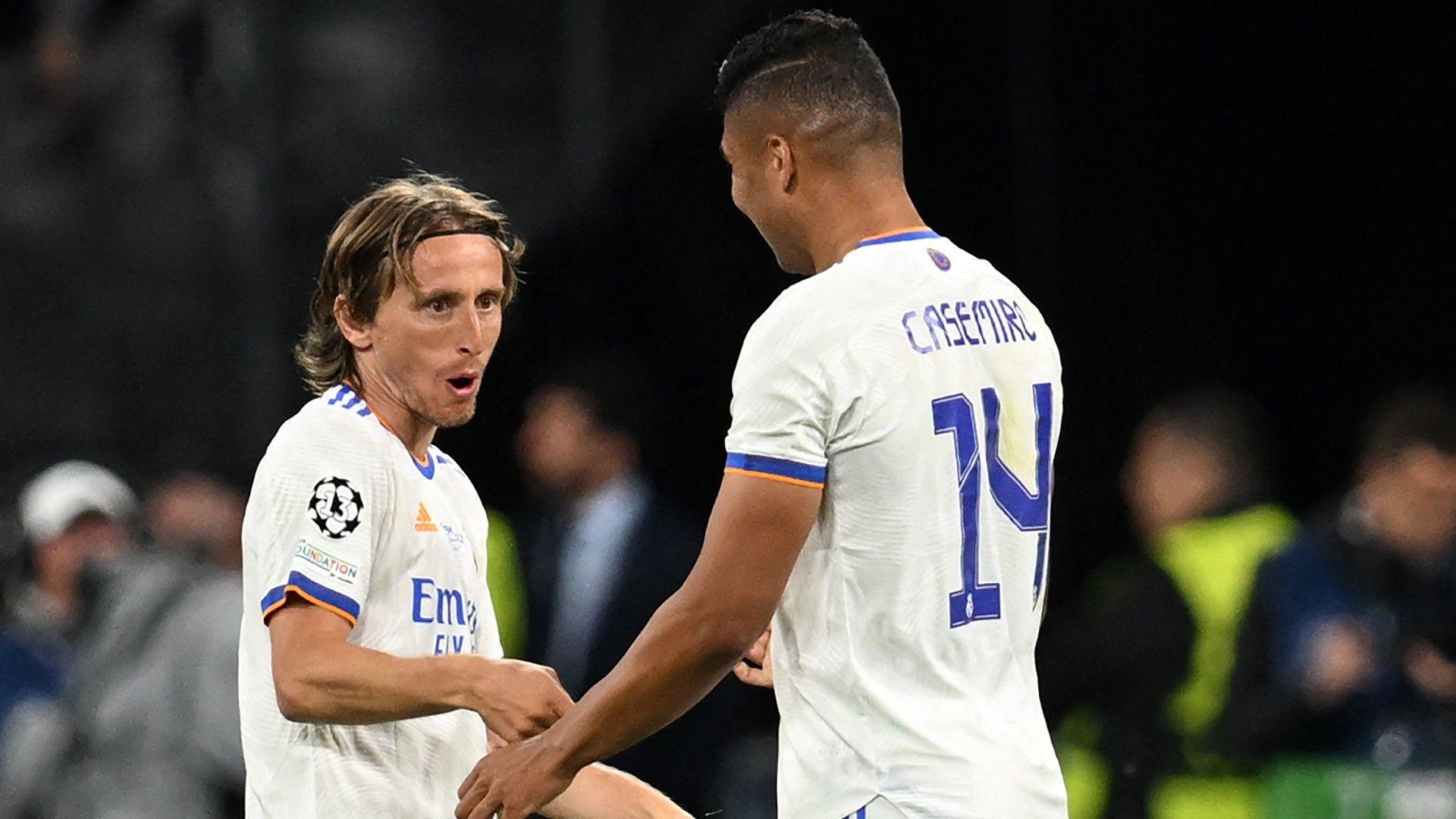 Modric x Casemiro Real Madrid 2021-22