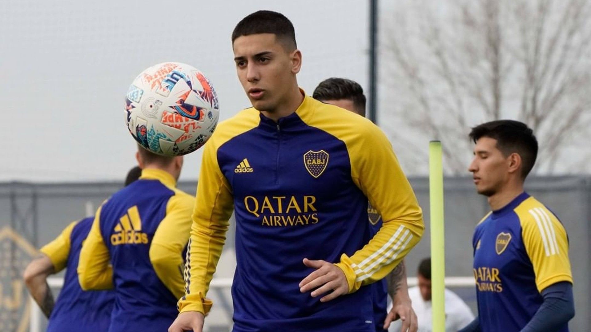 Agustin Sandez Entenamiento Boca Septiembre 2021