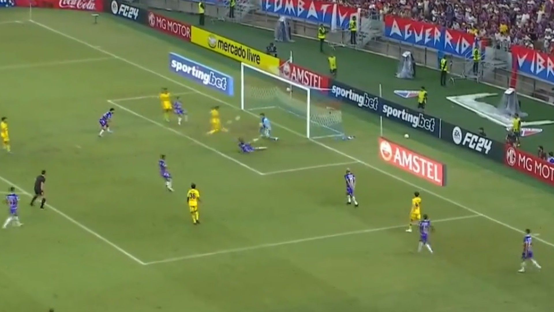 Captura Gol Merentiel Fortaleza Boca Copa Sudamericana 25042024