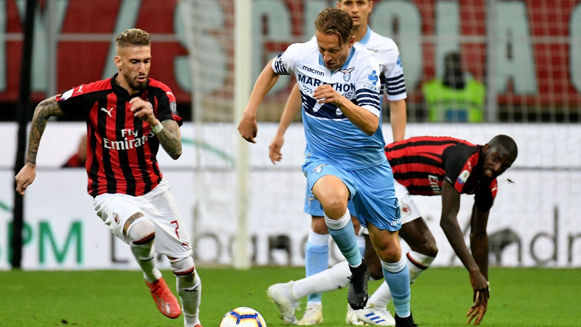 Lucas Leiva Samuel Castillejo Milan Lazio Coppa Italia