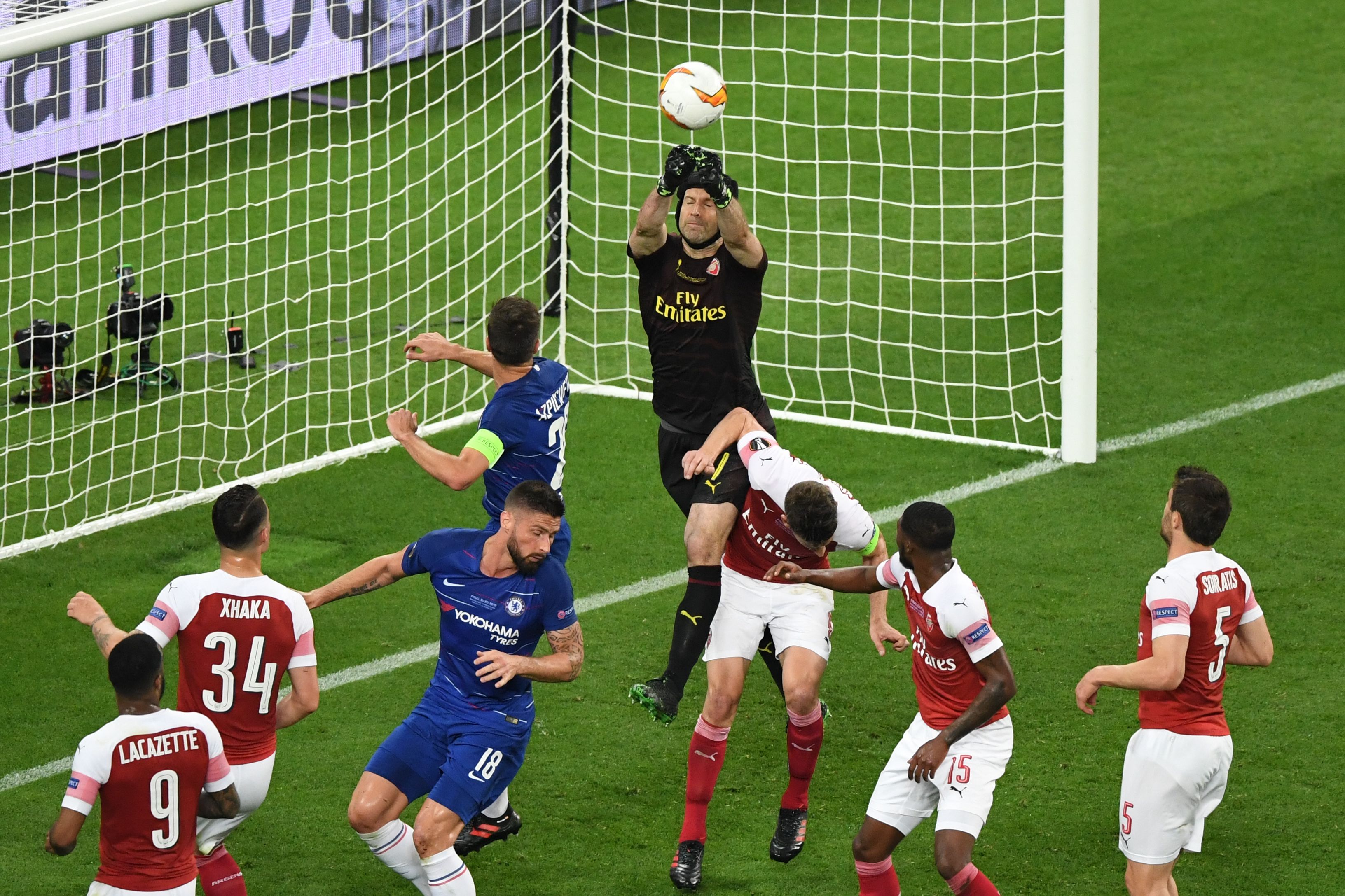 Petr Cech Chelsea vs Arsenal Europa League 2019