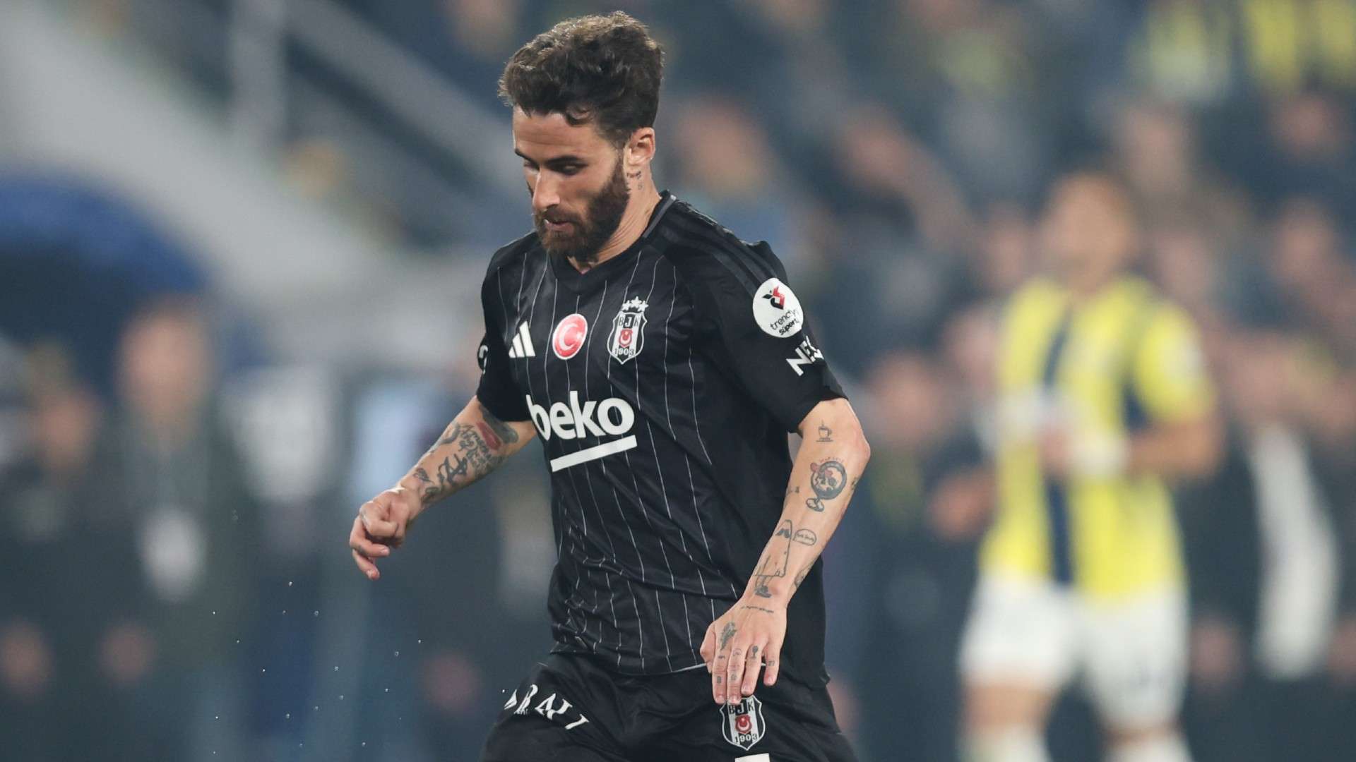 Rafa Silva of Besiktas runs with the ball
