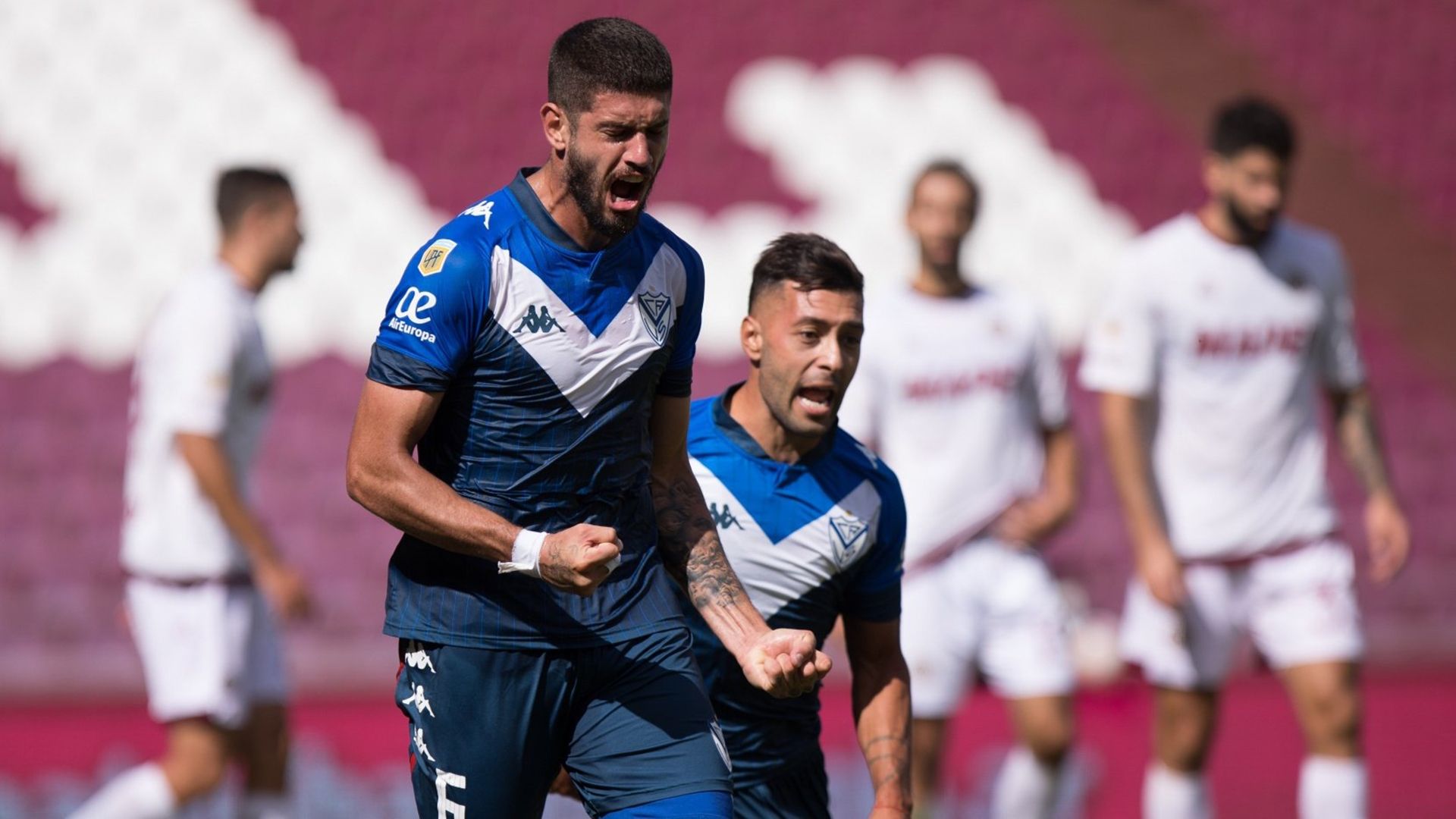 Matias De los Santos Lanus Velez Copa Liga Profesional 25042021