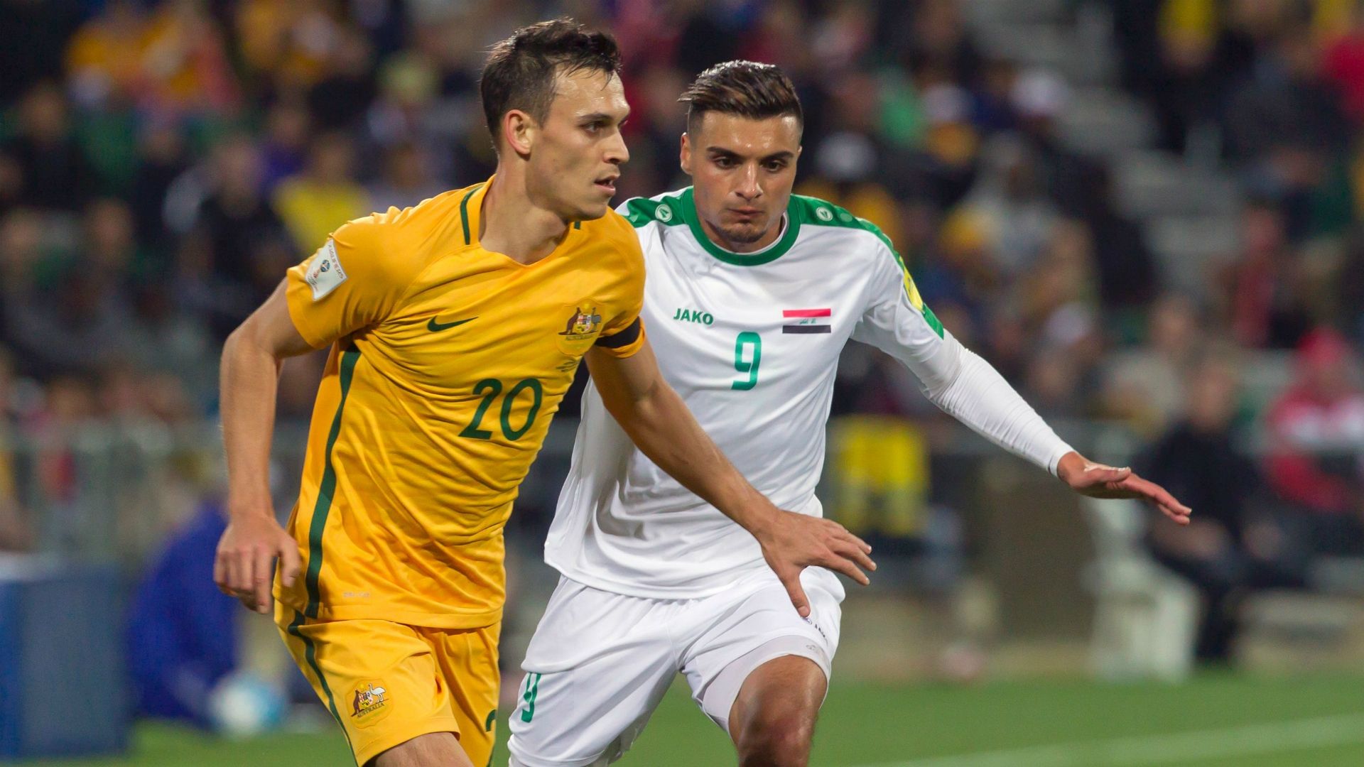 Trent Sainsbury Australia v Iraq World Cup qualifying 01092016