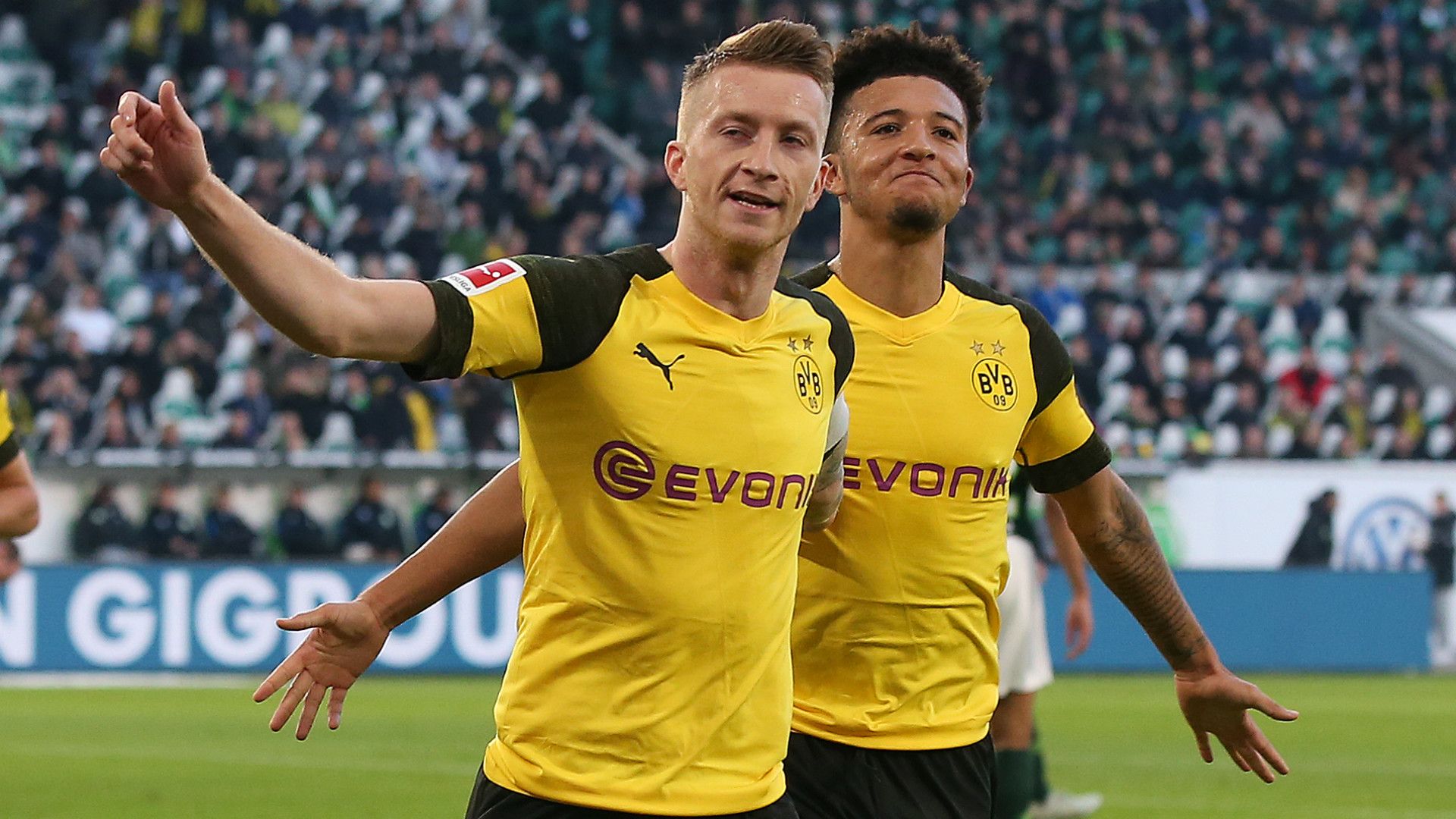 MARCO REUS JADON SANCHO BORUSSIA DORTMUND GERMAN BUNDESLIGA 03112018