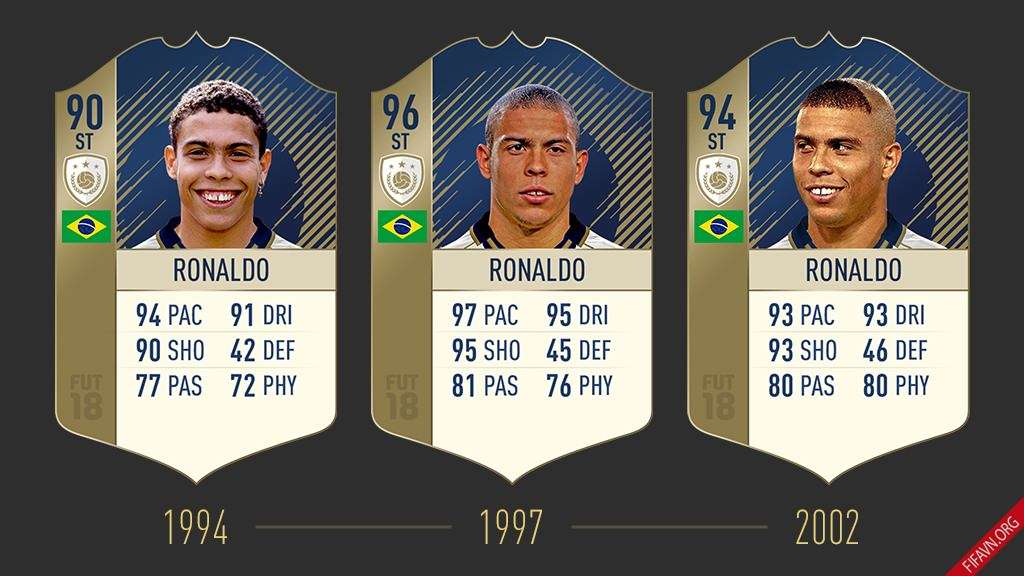 FUT Icons FIFA 18 Ronaldo