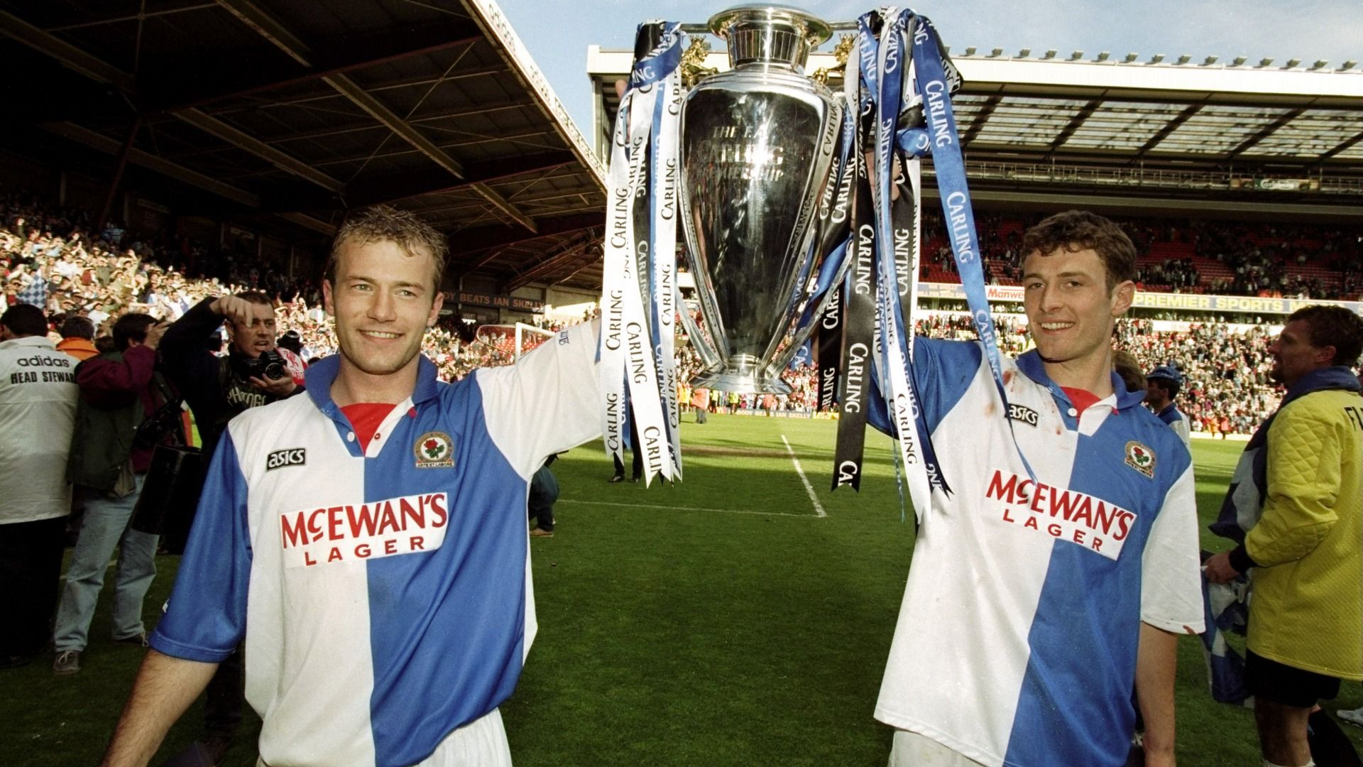 Alain Shearer Chris Sutton Blackburn Rovers 1995