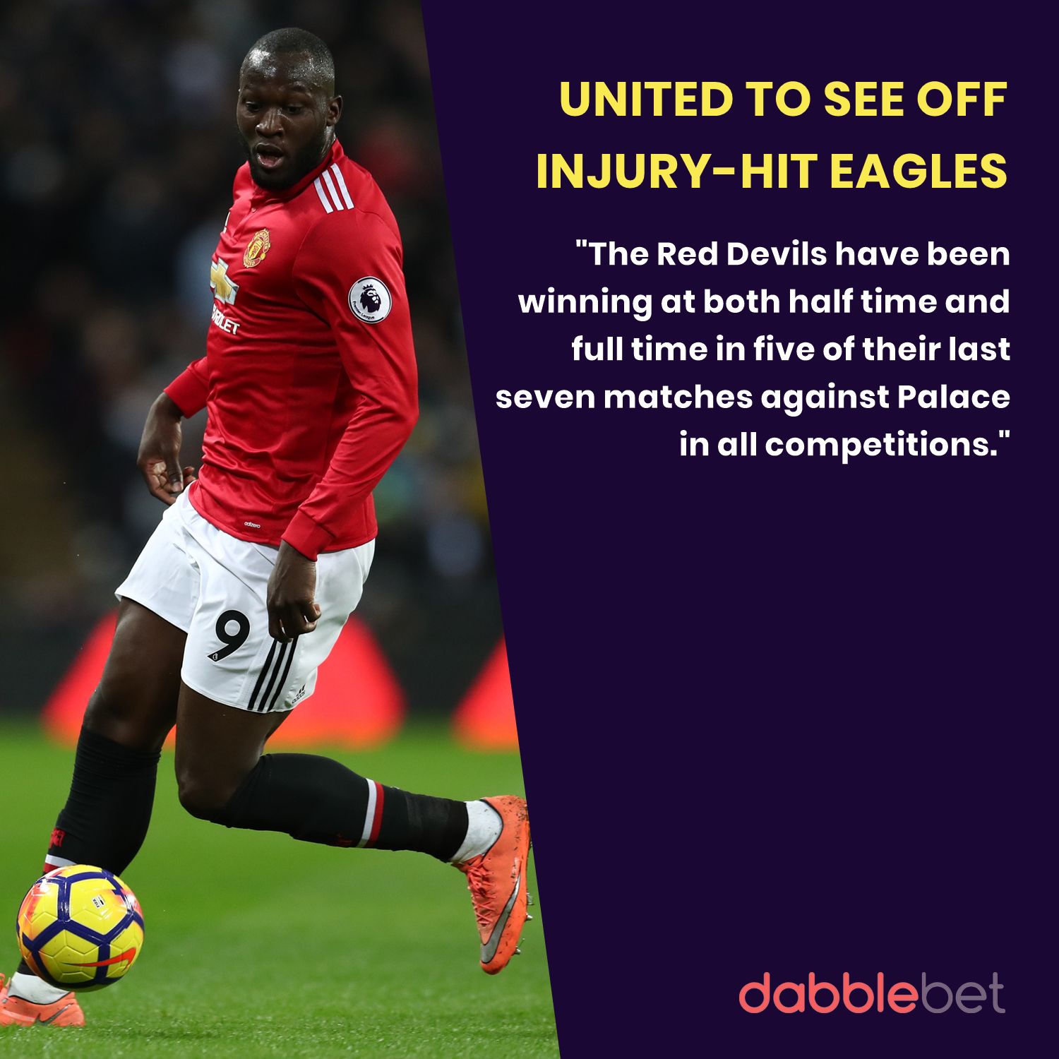 Crystal Palace v Manchester United betting preview