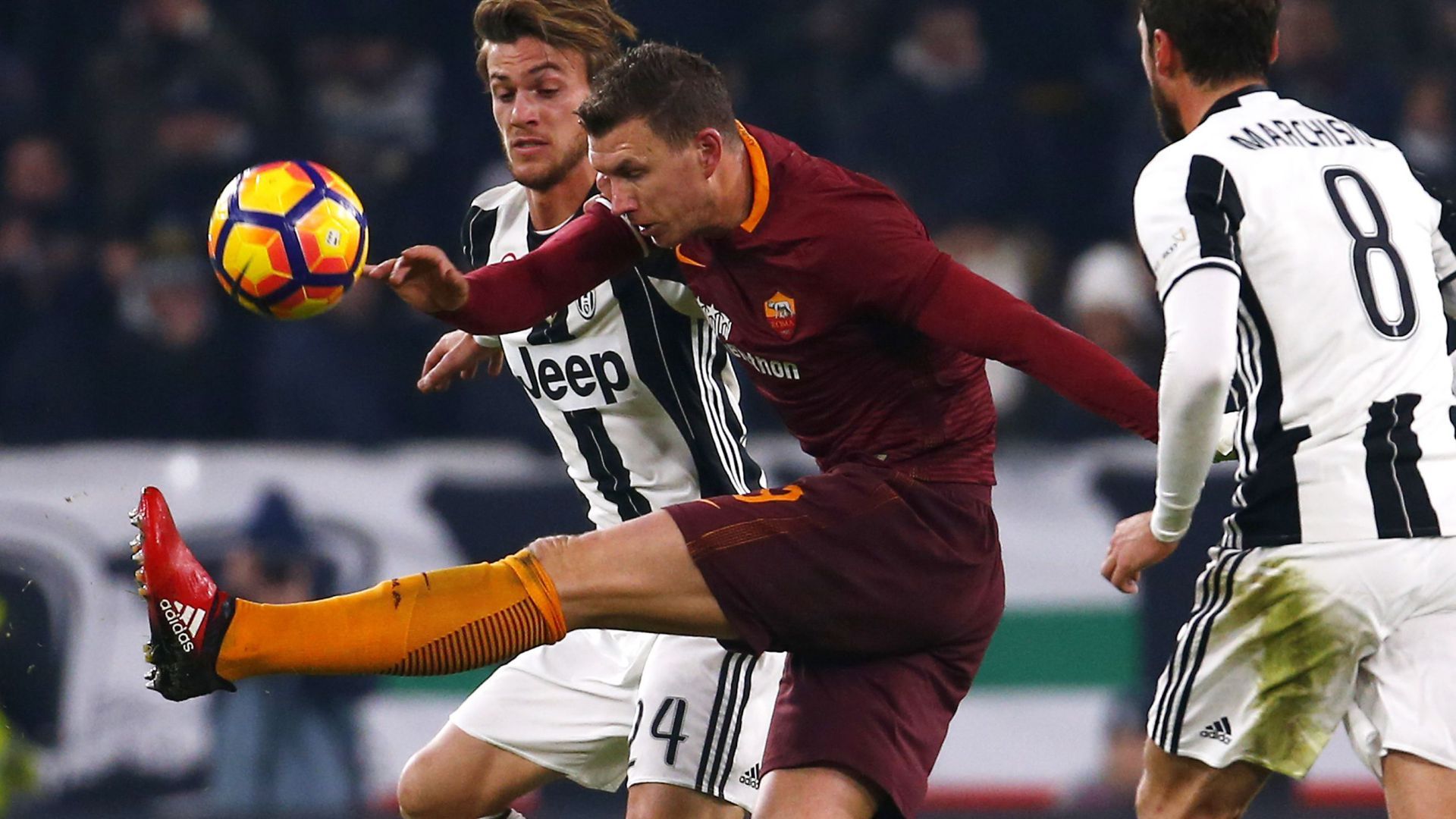Edin Dzeko Juventus Roma Serie A