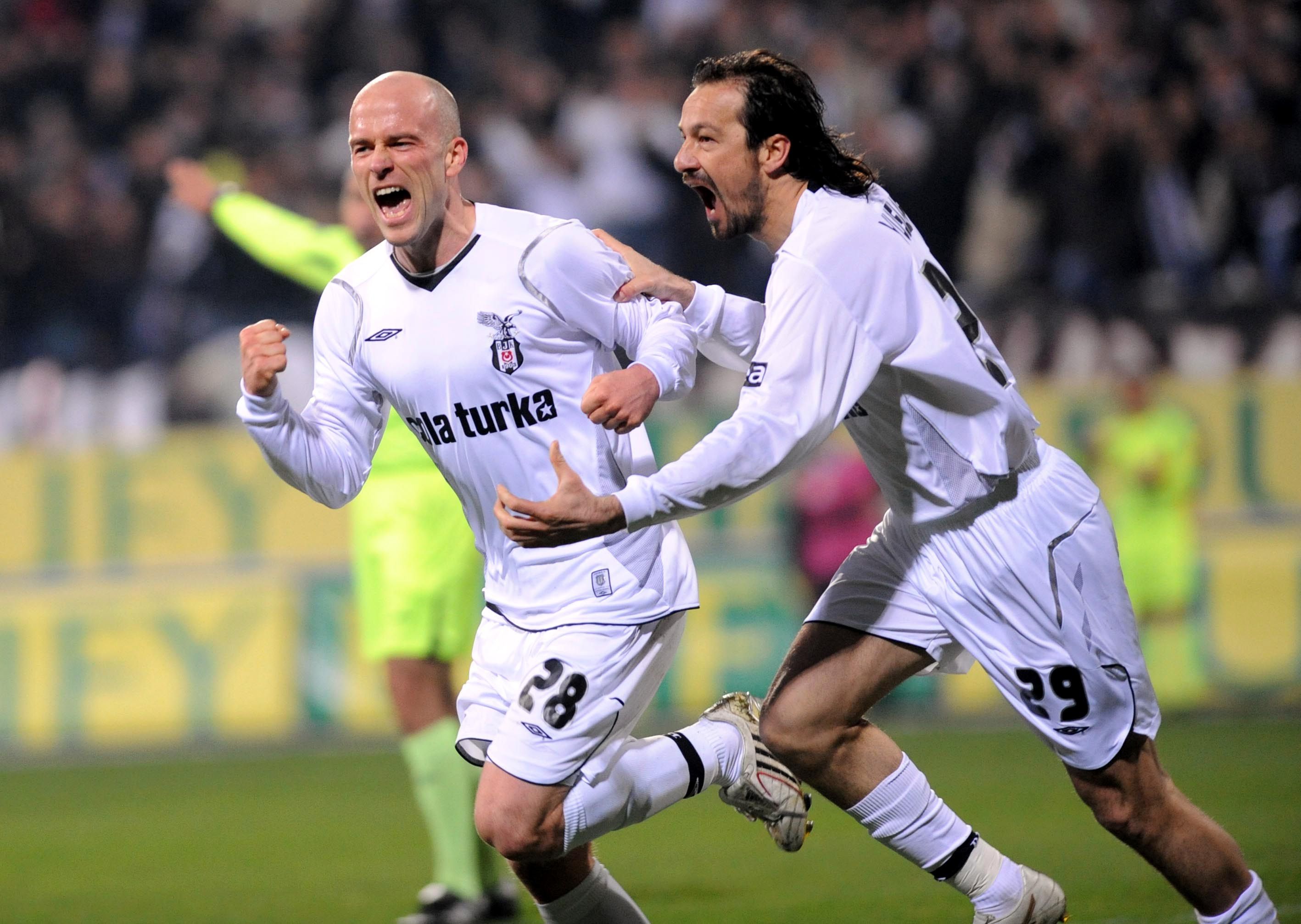 Yusuf Simsek Fabian Ernst Goal Celebration Besiktas