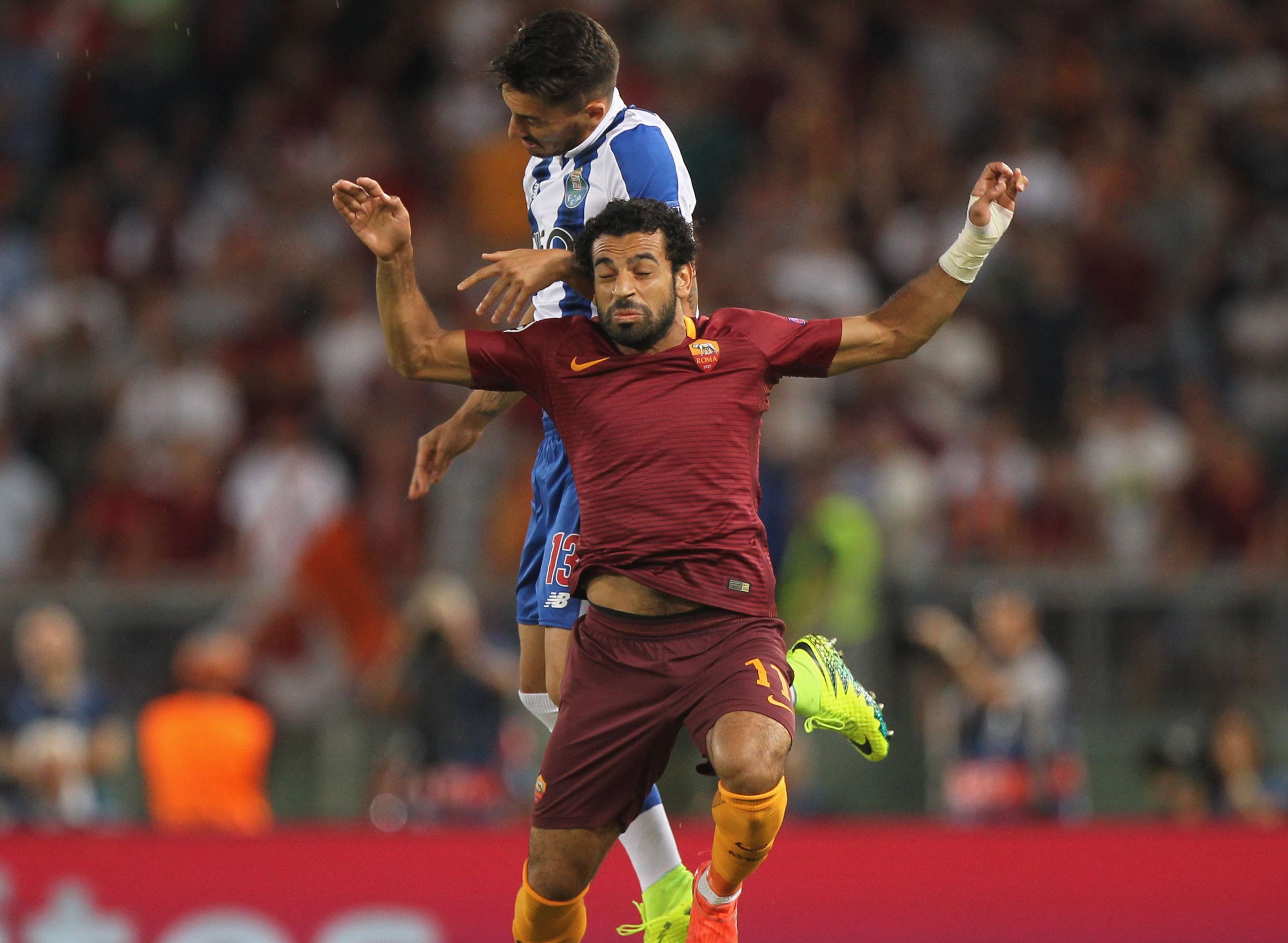 Mohamed Salah Roma Alex Telles Porto Champions League 2016-17