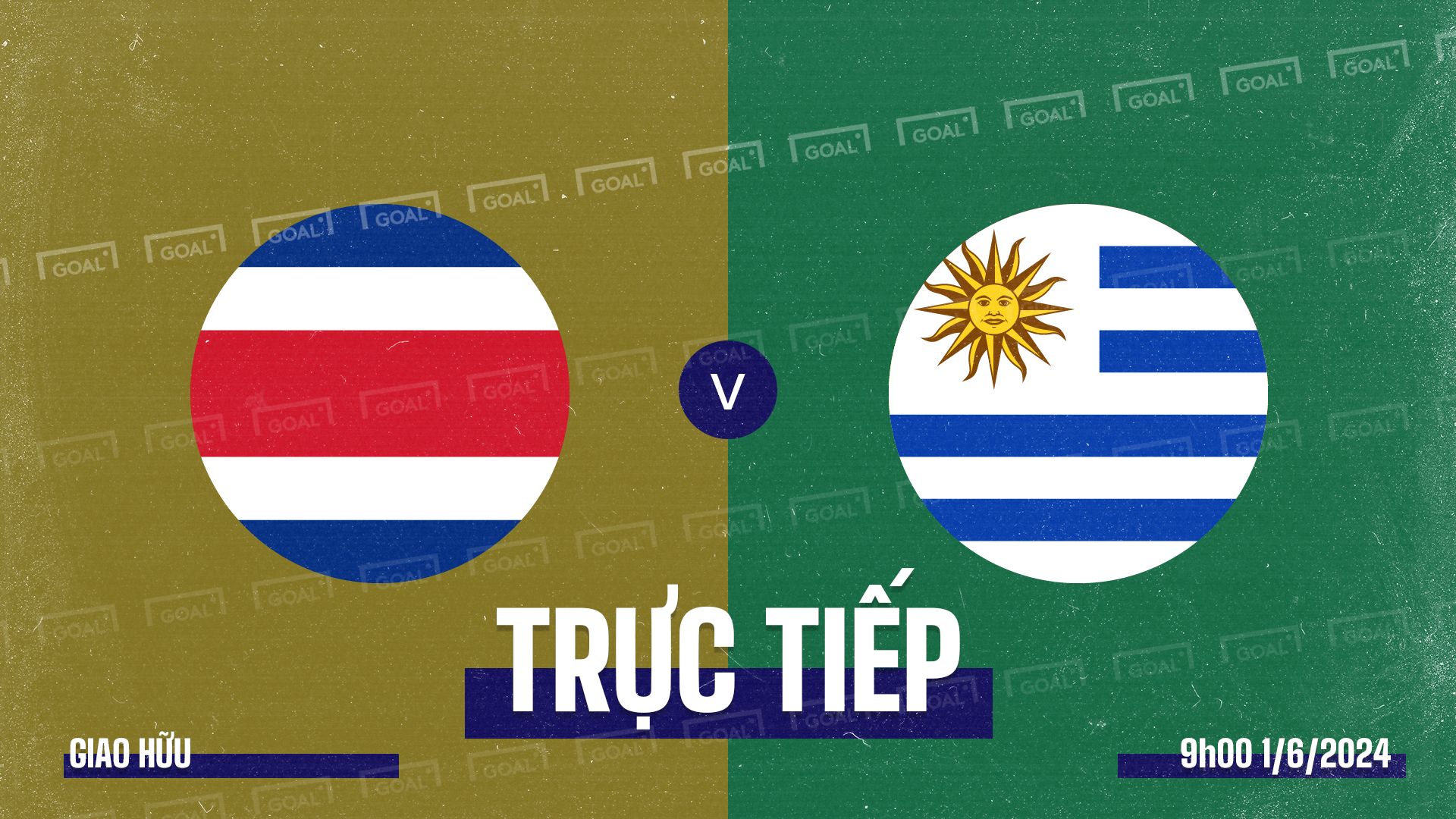 Costa Rica vs Uruguay 2024 GFX