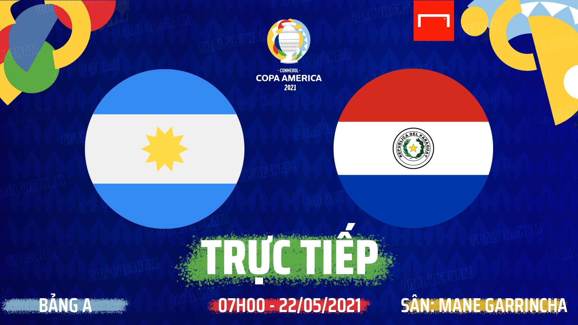 Live Argentina vs Paraguay Copa America 2021 GFX