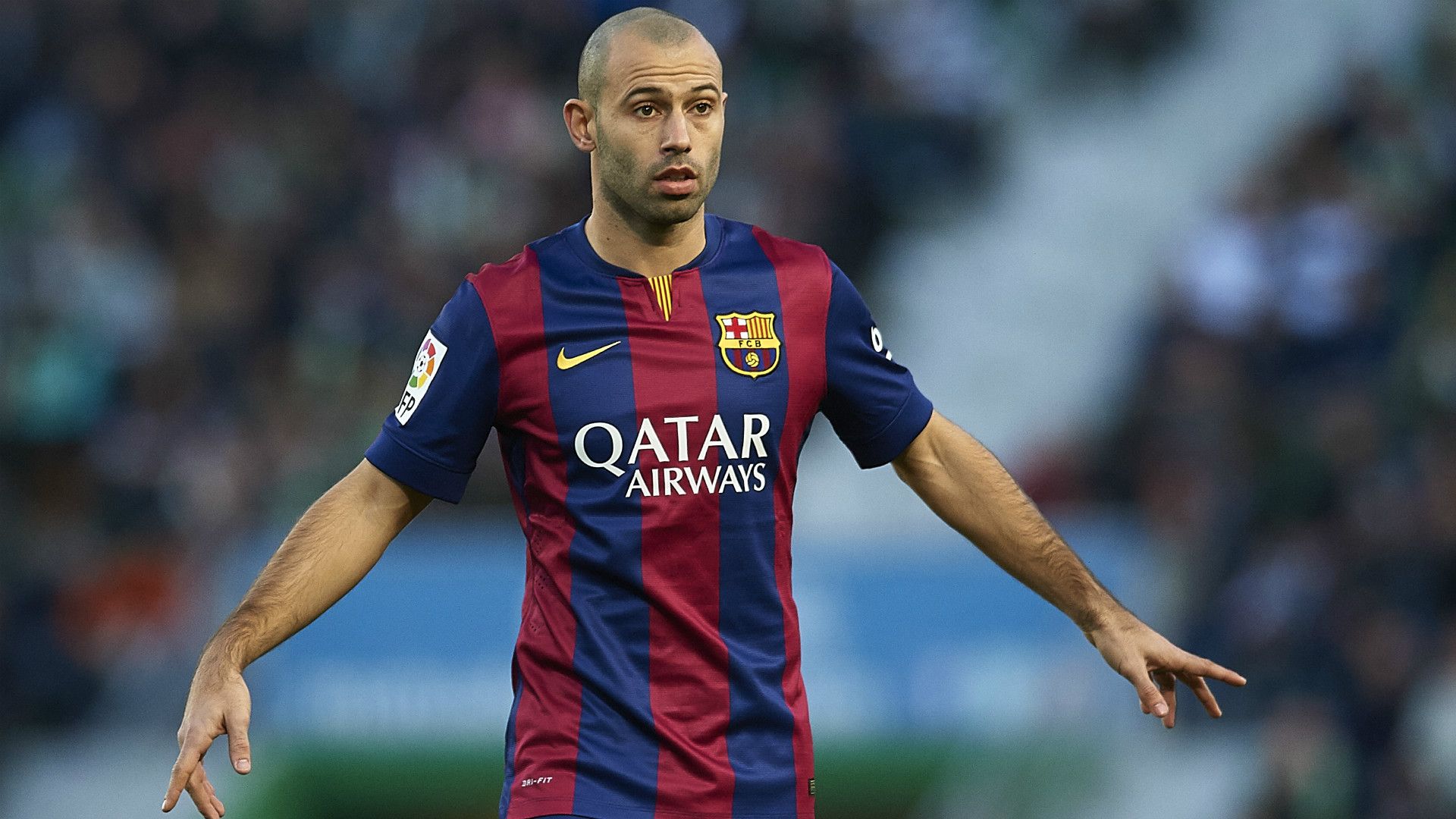 Javier Mascherano Elche Barcelona 24012015