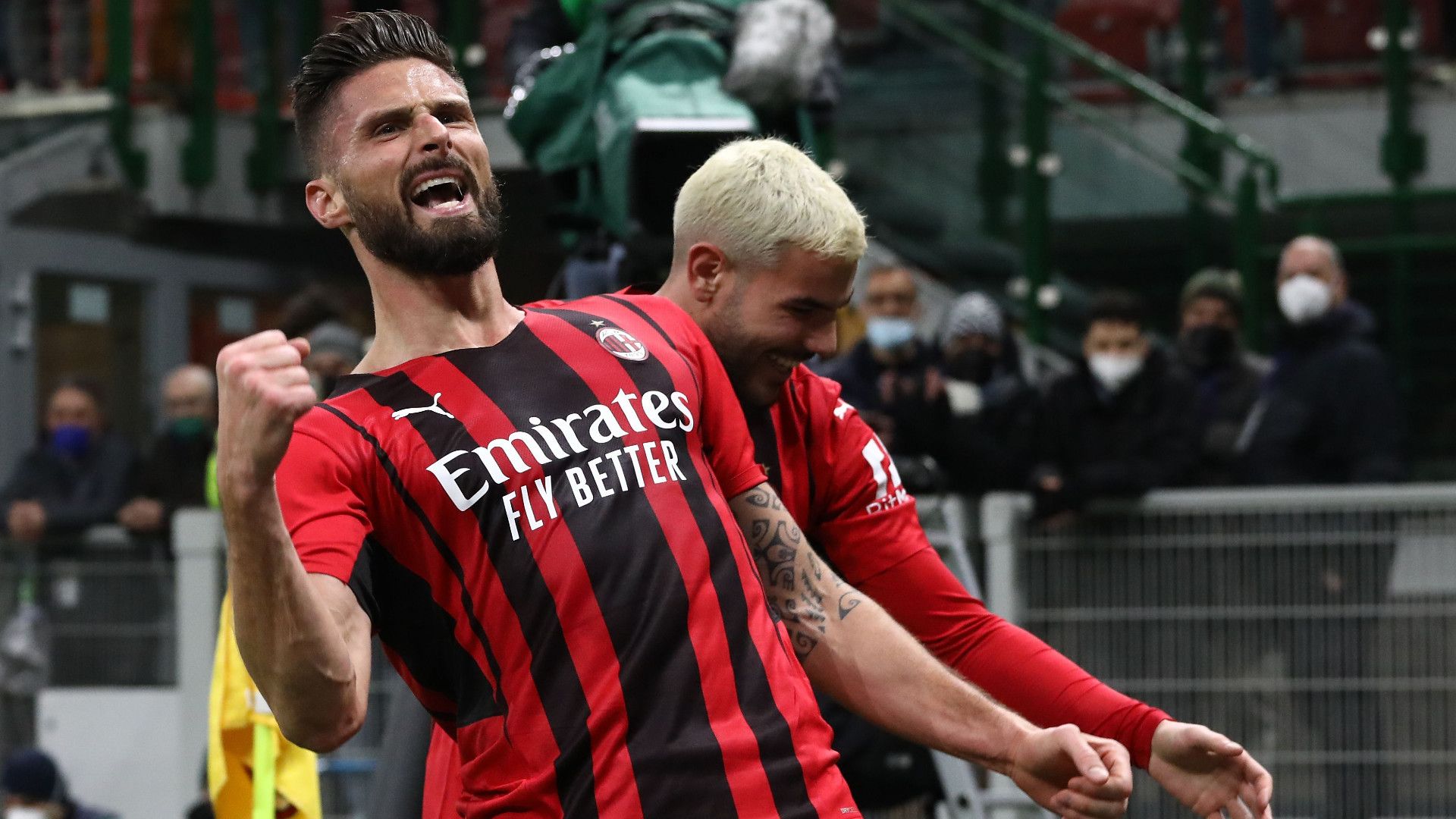 Olivier Giroud Milan Lazio Coppa Italia