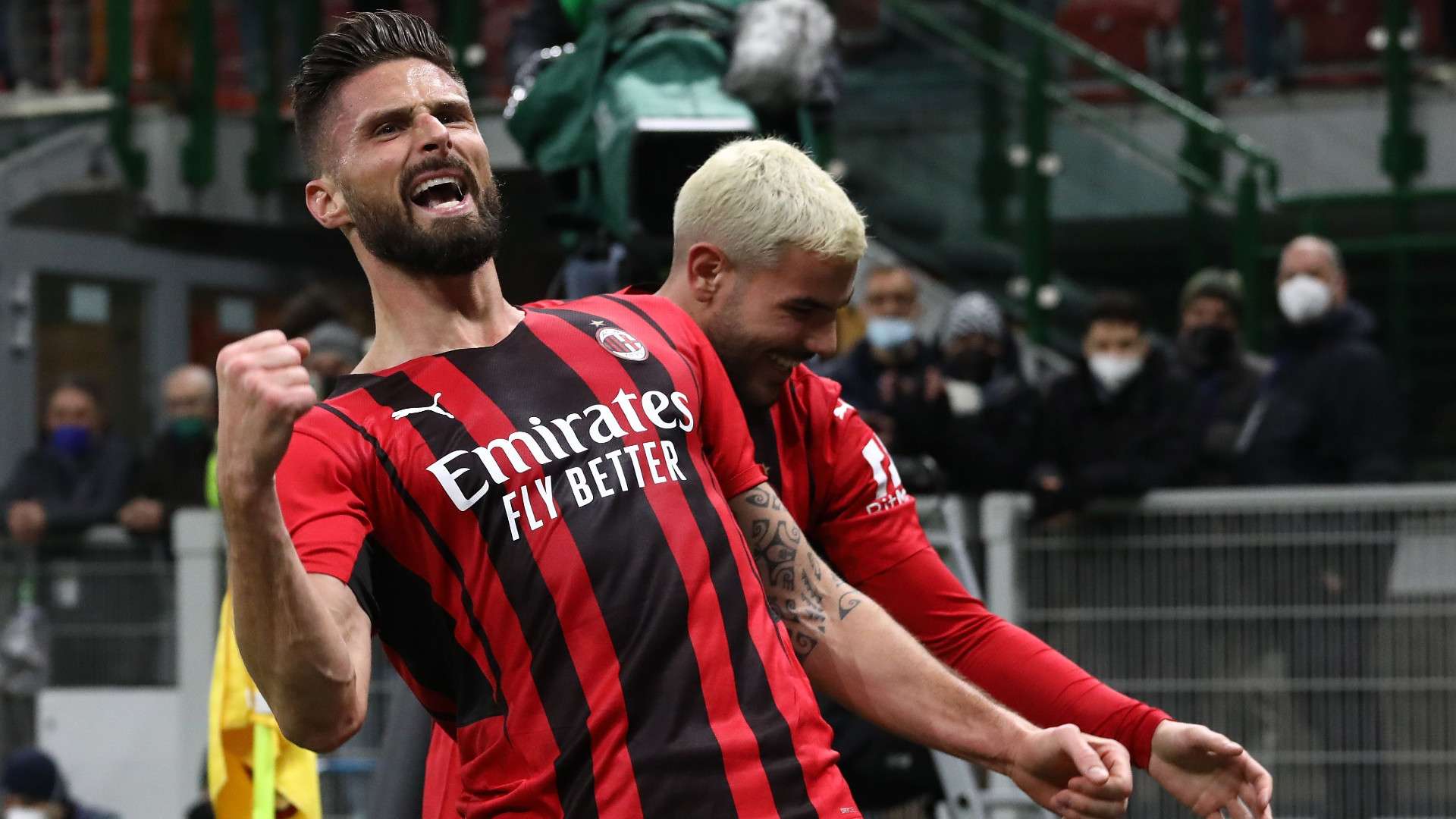 Olivier Giroud Milan Lazio Coppa Italia