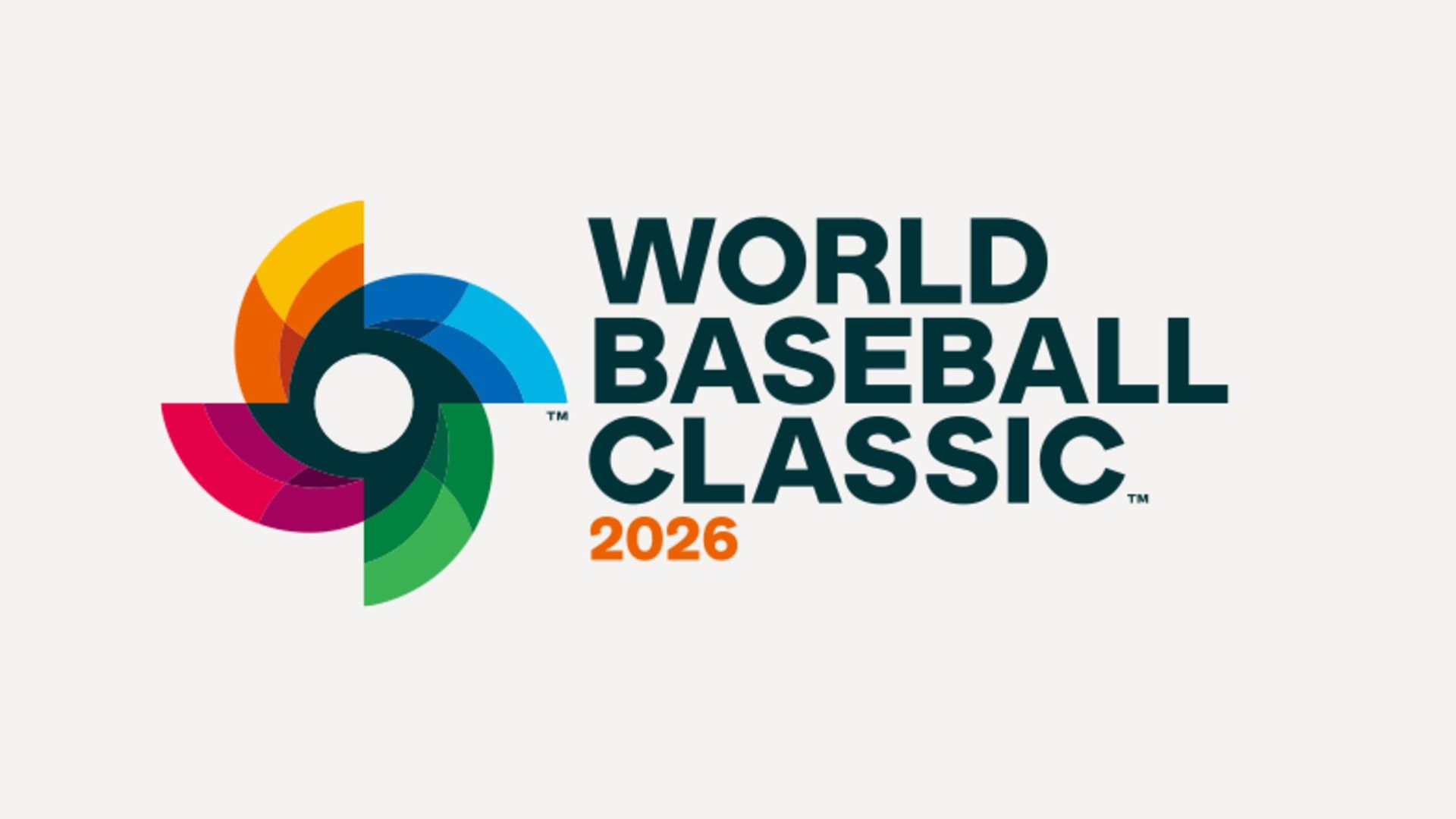 world baseball classic 2026 white logo