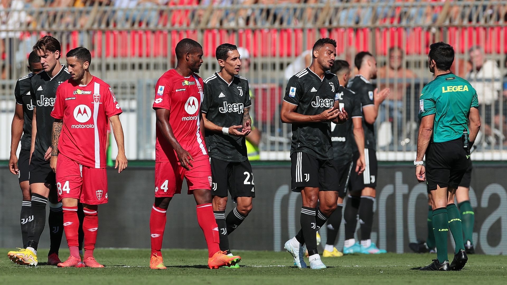 Di Maria espulso Monza Juventus