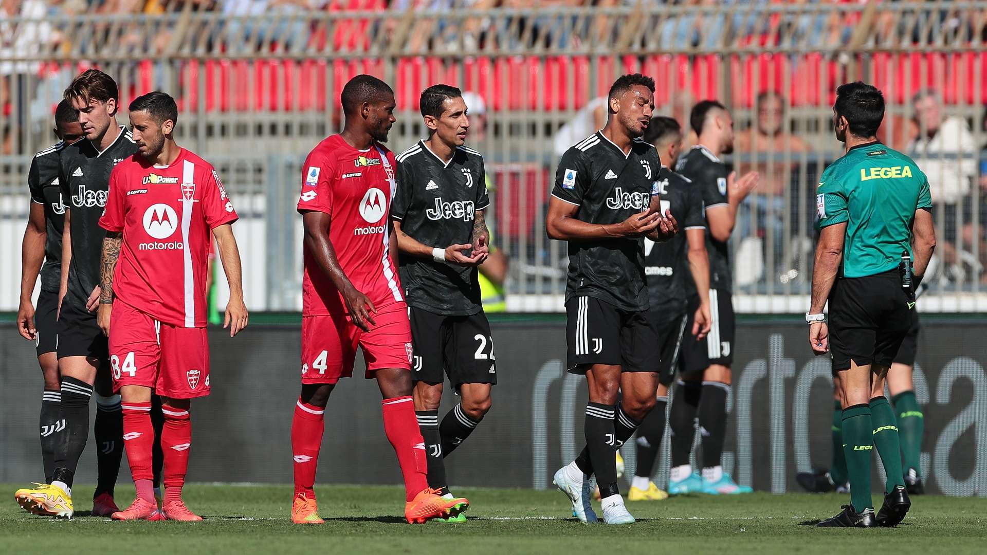 Di Maria espulso Monza Juventus