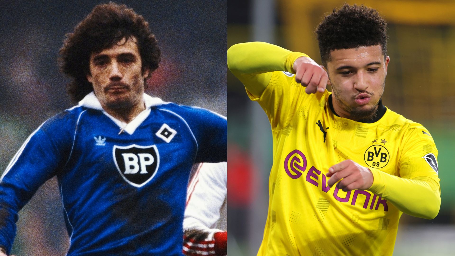 Kevin Keegan Jadon Sancho split