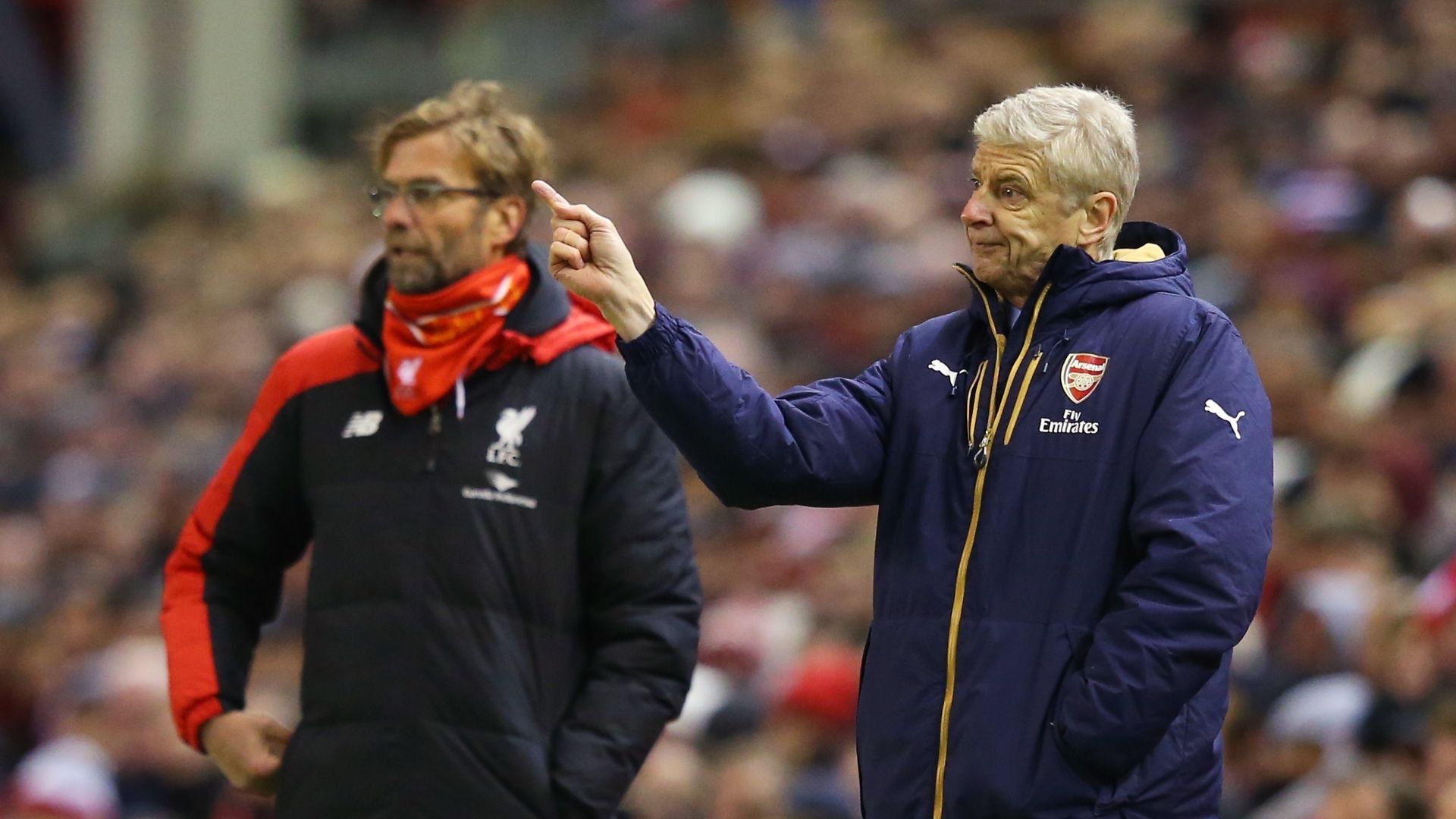 Jurgen Klopp, Liverpool, Arsene Wenger, Arsenal