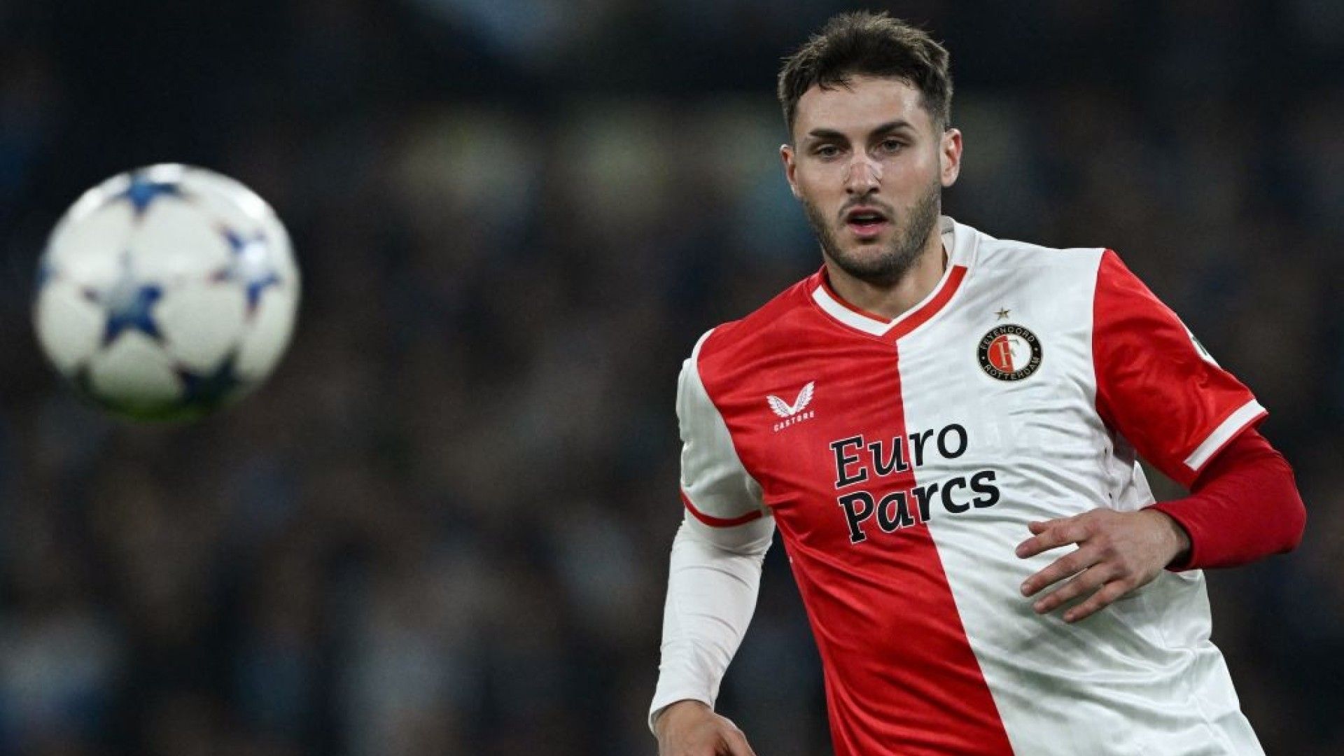 Santiago Giménez Feyenoord Champions League 2023