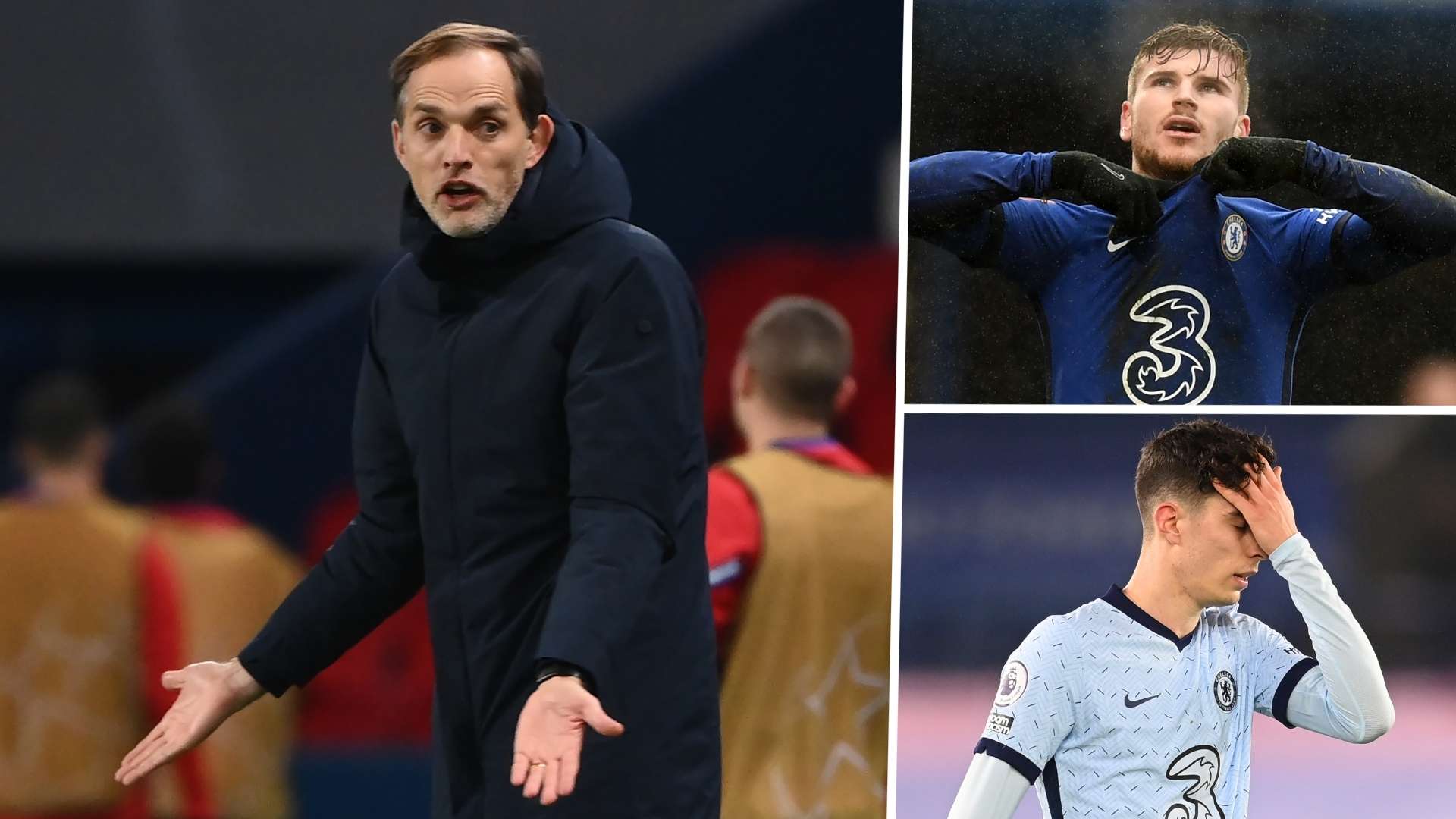 Thomas Tuchel Timo Werner Kai Havertz Chelsea GFX