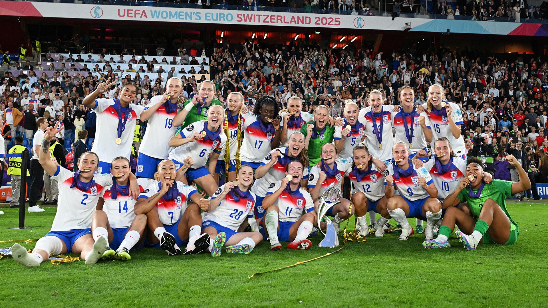 Euro 2025 England winners medals 