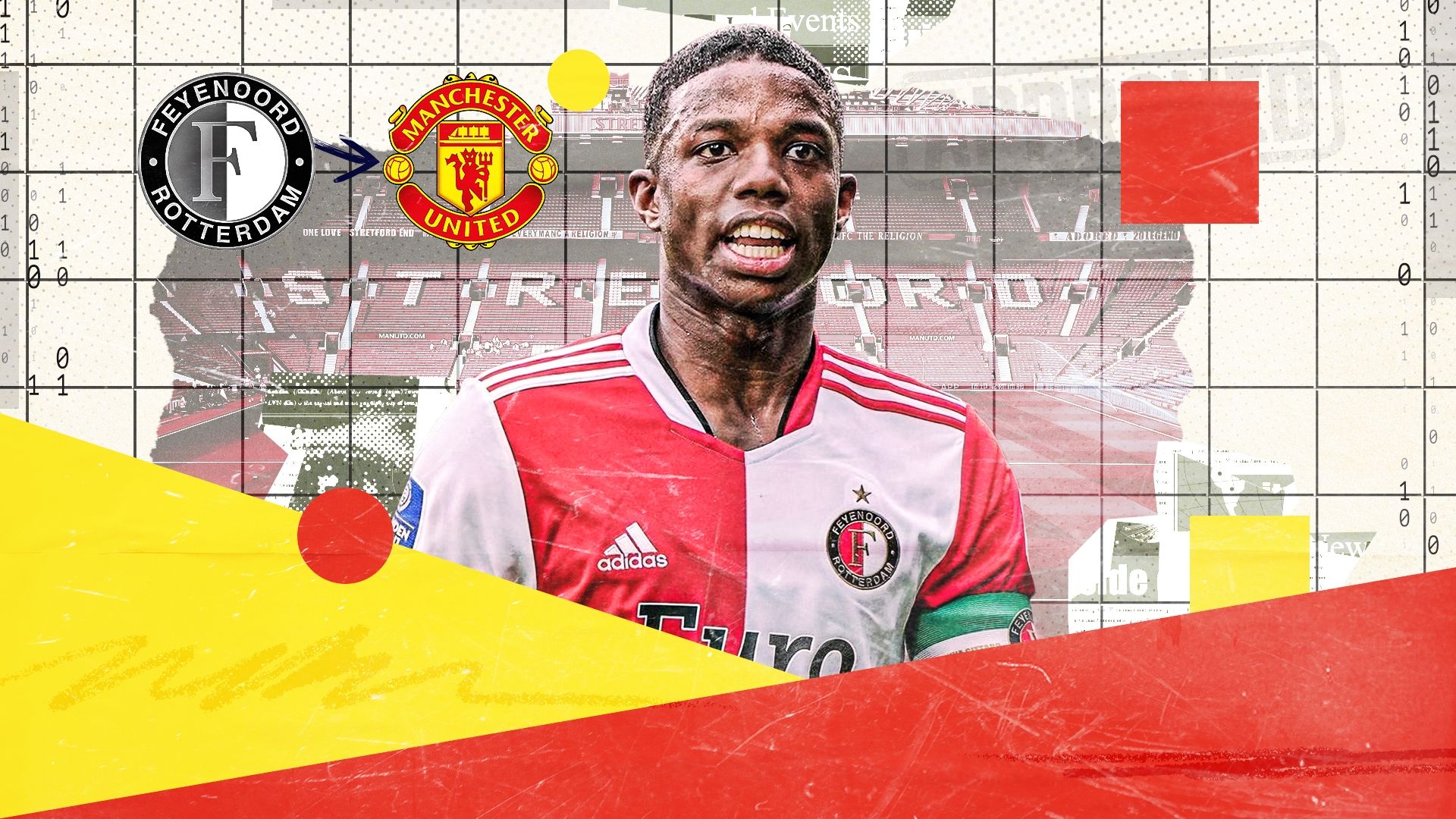 Tyrell Malacia Man Utd GFX